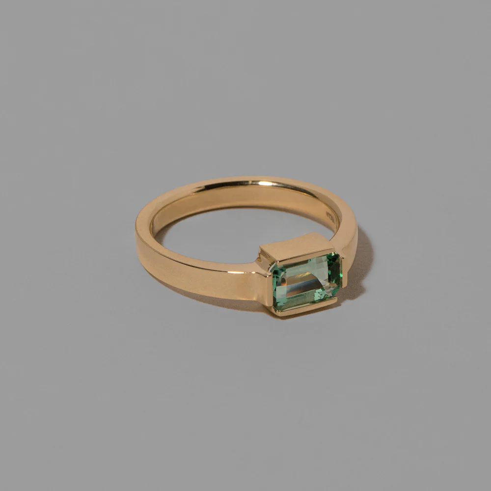 Fold Ring - Emerald - Image 4