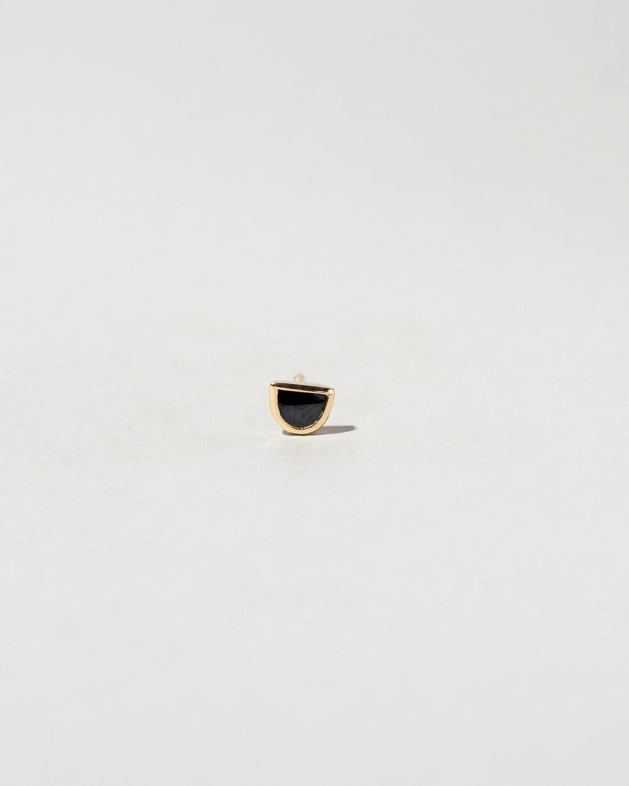 Half Moon Stud Earring Single - Image 3