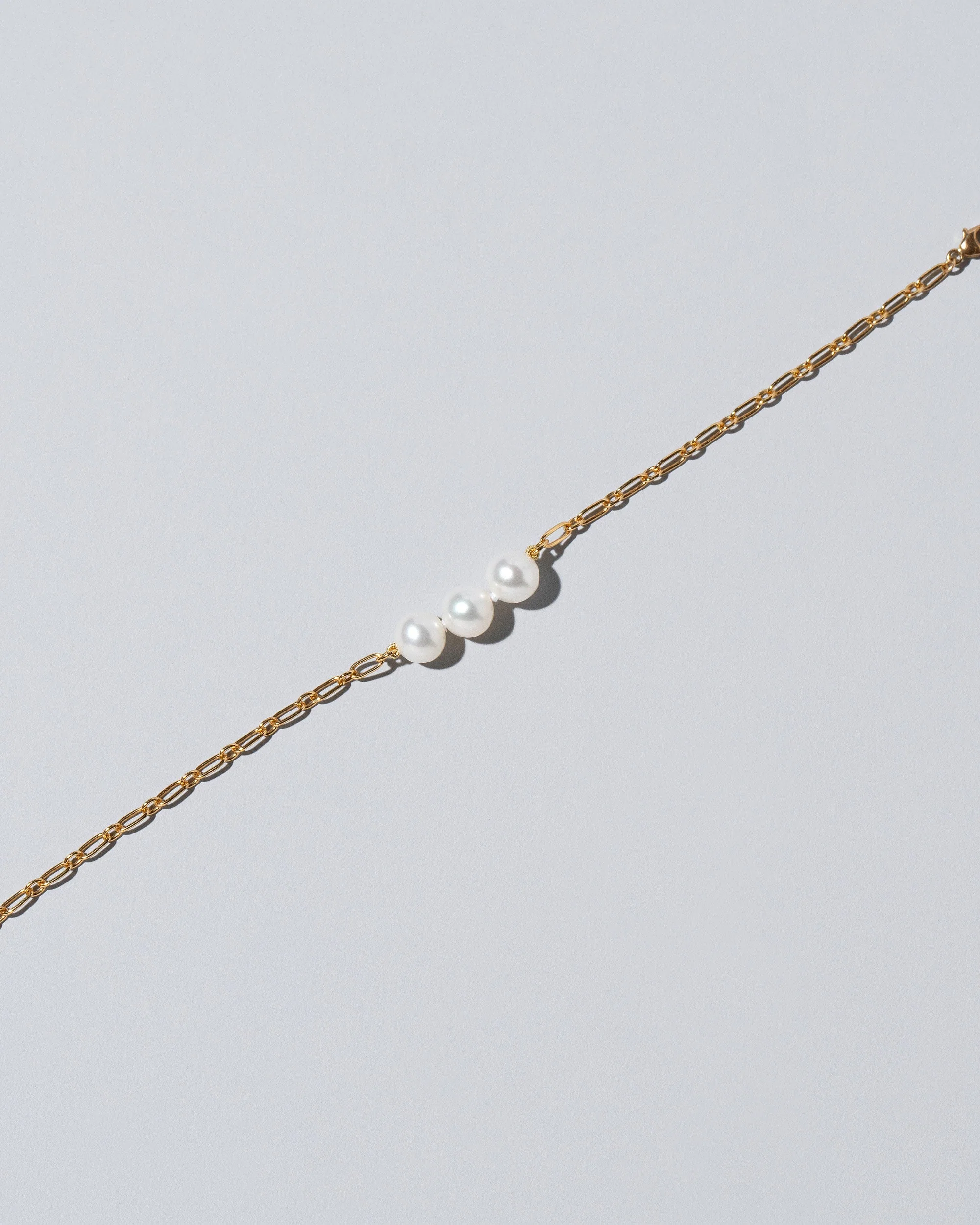 Pearl Station Bracelet Hot Dog Chain - Image 3