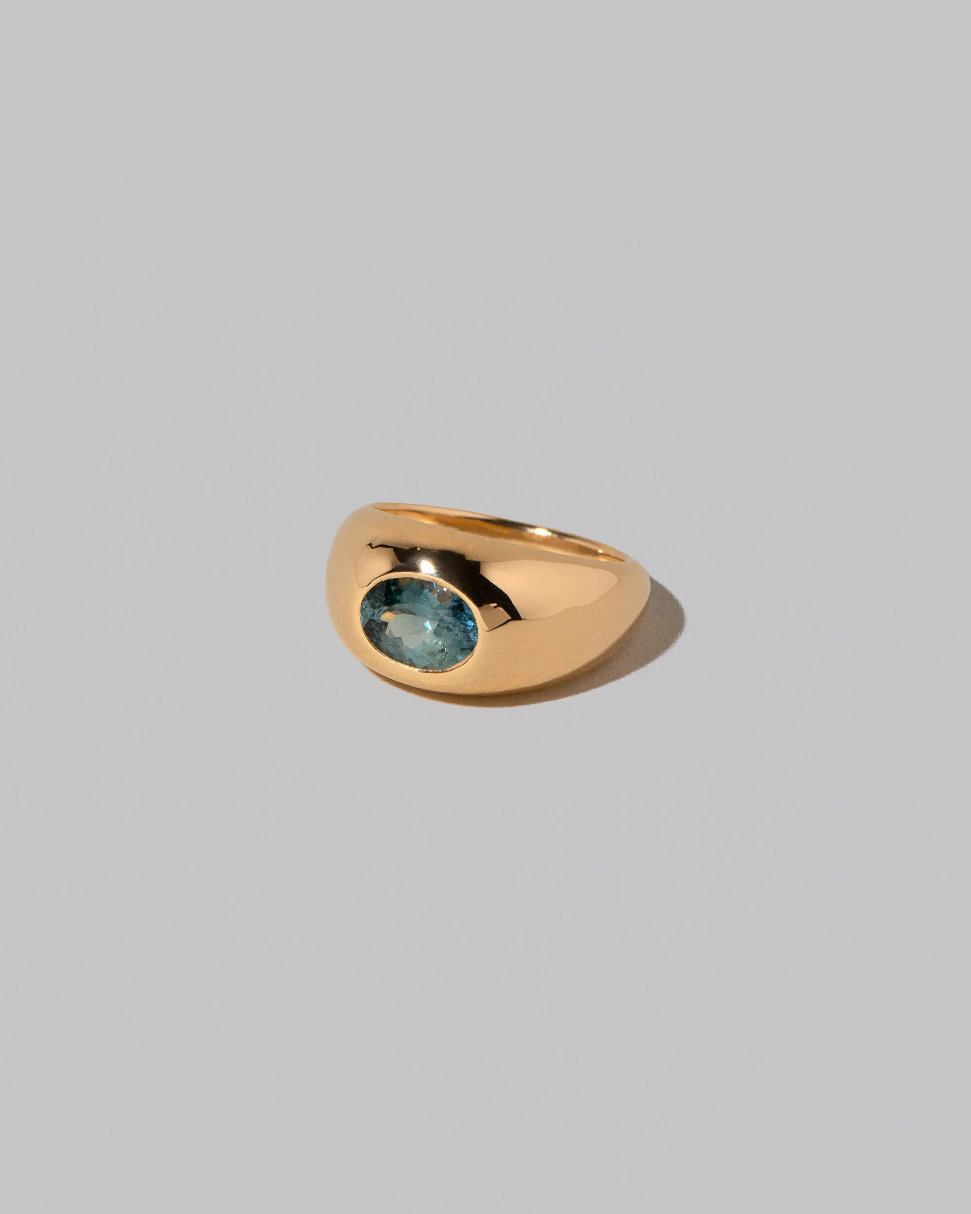 Jupiter Ring - Teal Sapphire - Image 2