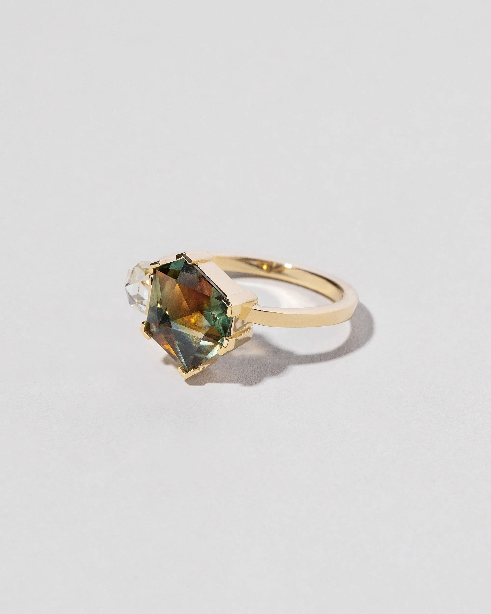 Kaleidoscope Sapphire Geometric Ring - Image 3