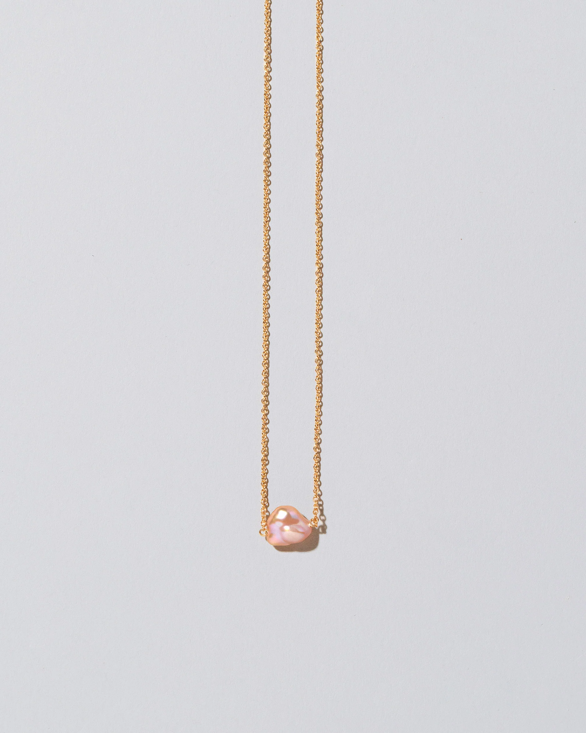 Lagniappe Pearl Necklace - Blush