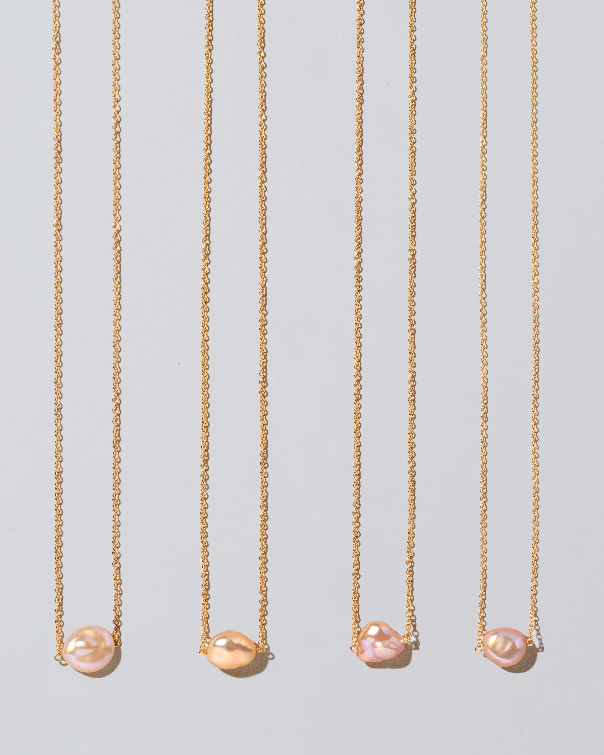Lagniappe Pearl Necklace - Blush - Image 2