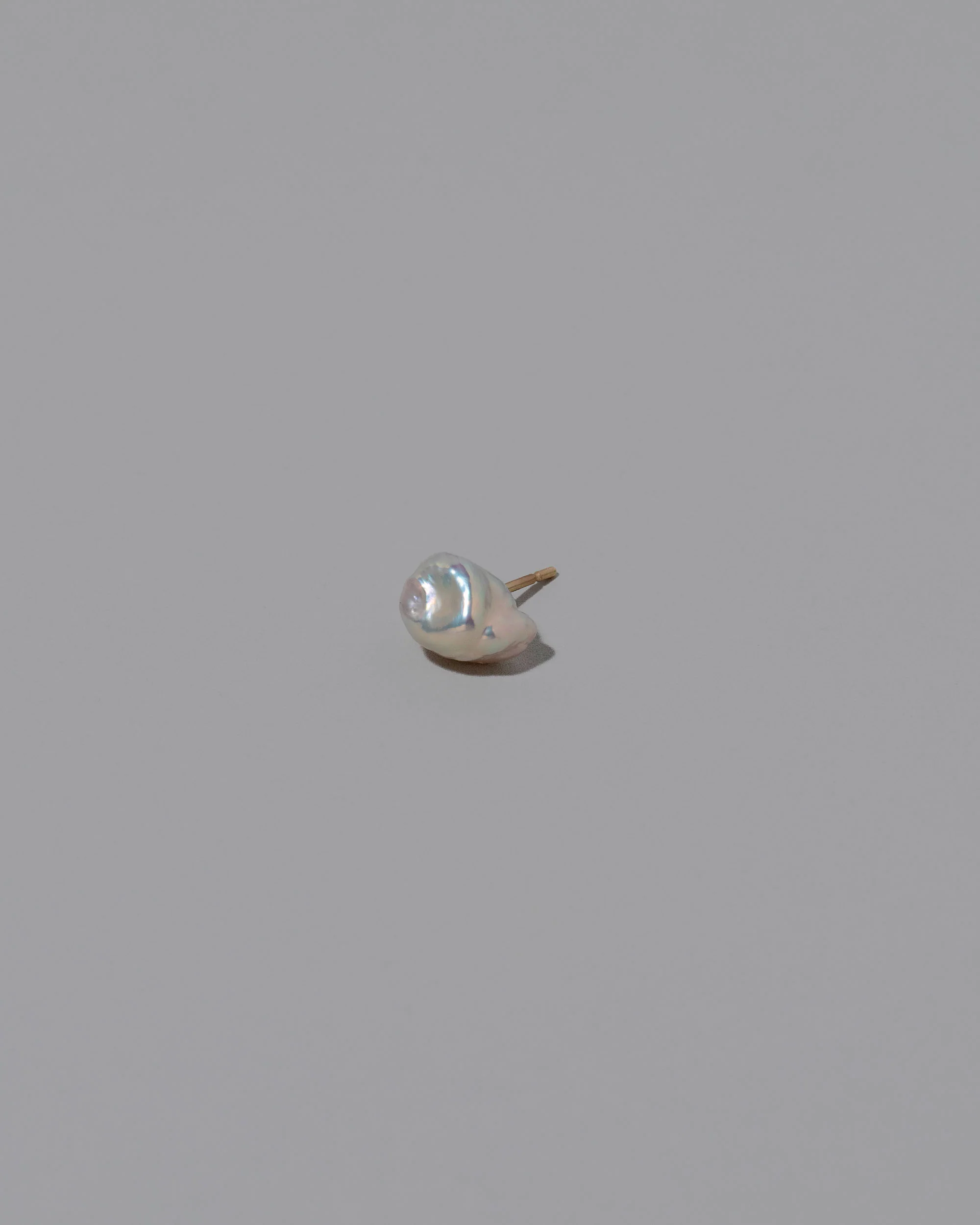 Lagniappe Pearl Stud Earring Single - Natural