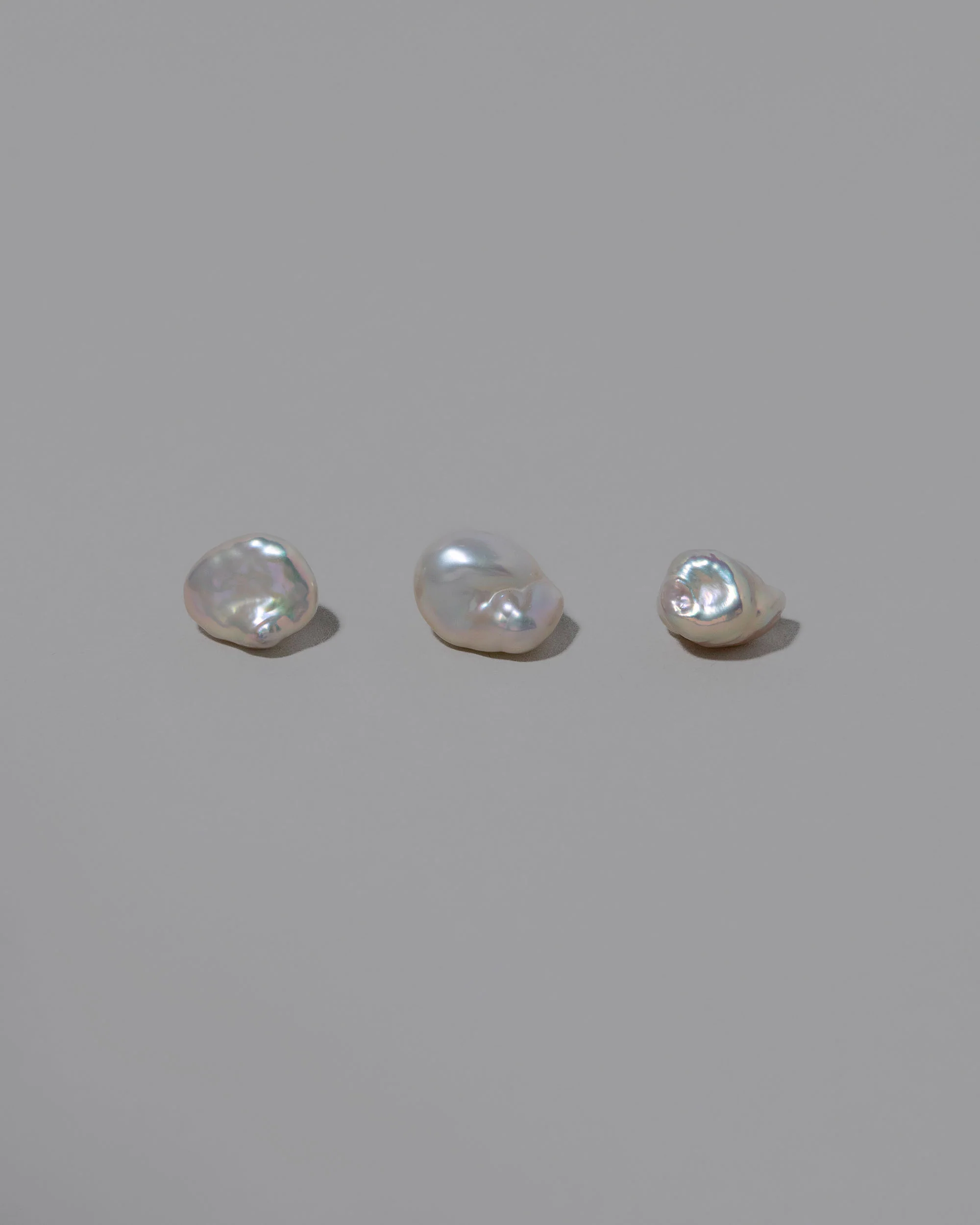 Lagniappe Pearl Stud Earring Single - Natural - Image 2