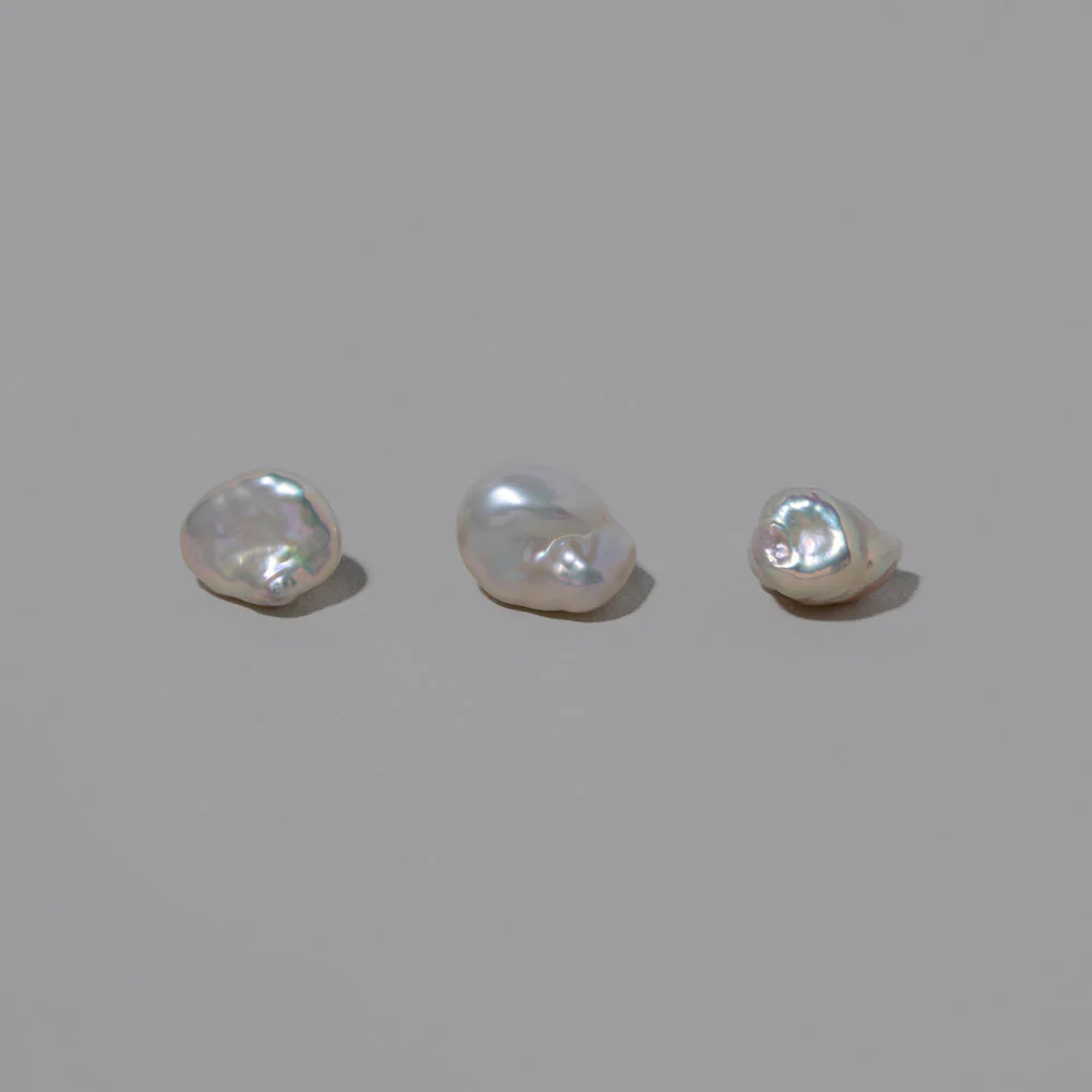 Lagniappe Pearl Stud Earring Single - Natural - Image 3