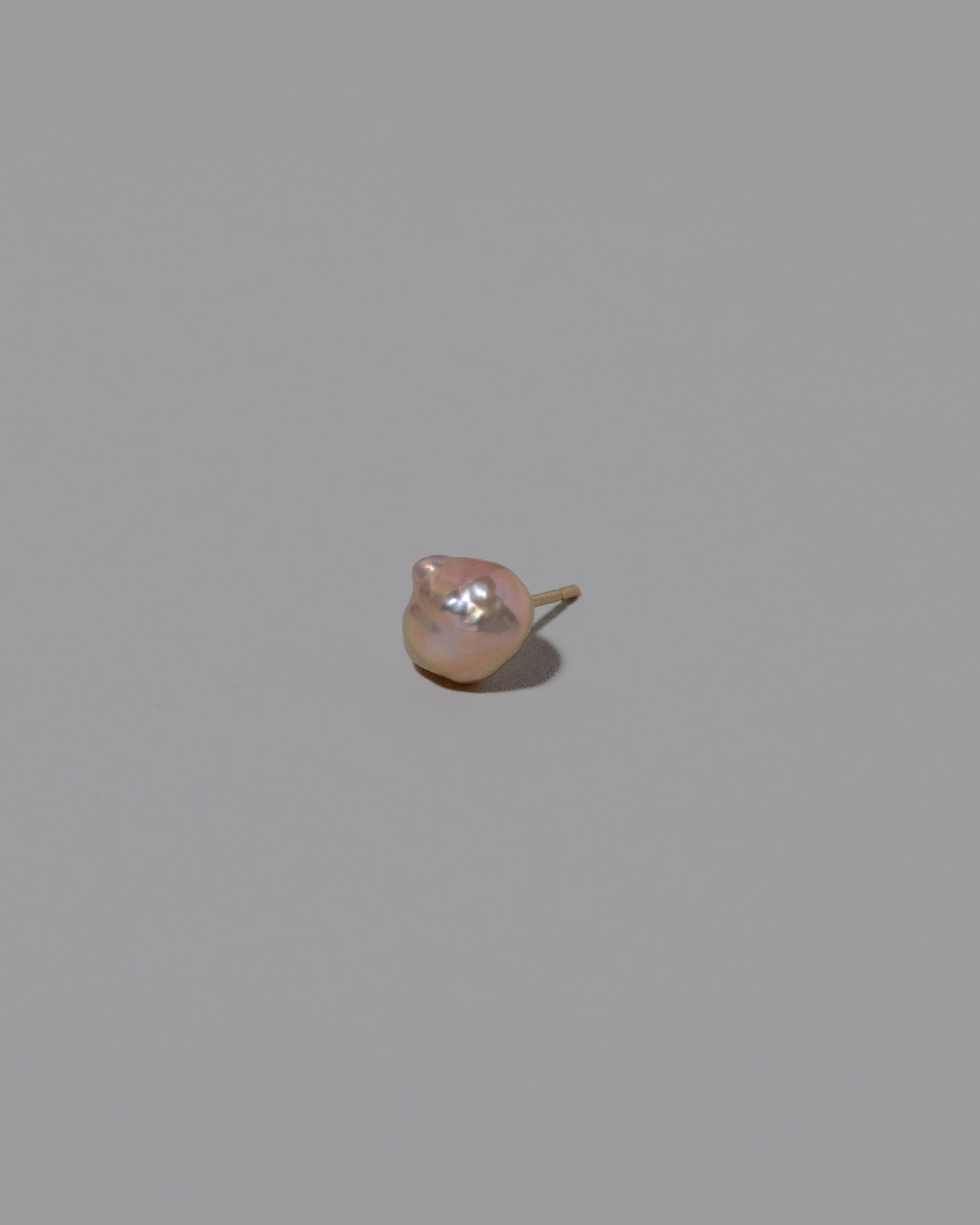 Lagniappe Pearl Stud Earring Single - Blush