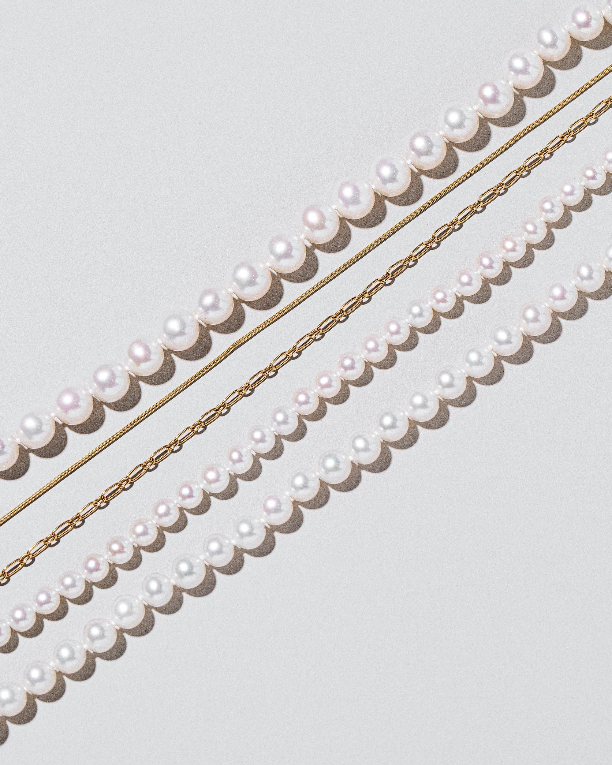 Layered Pearl Necklace - Image 2