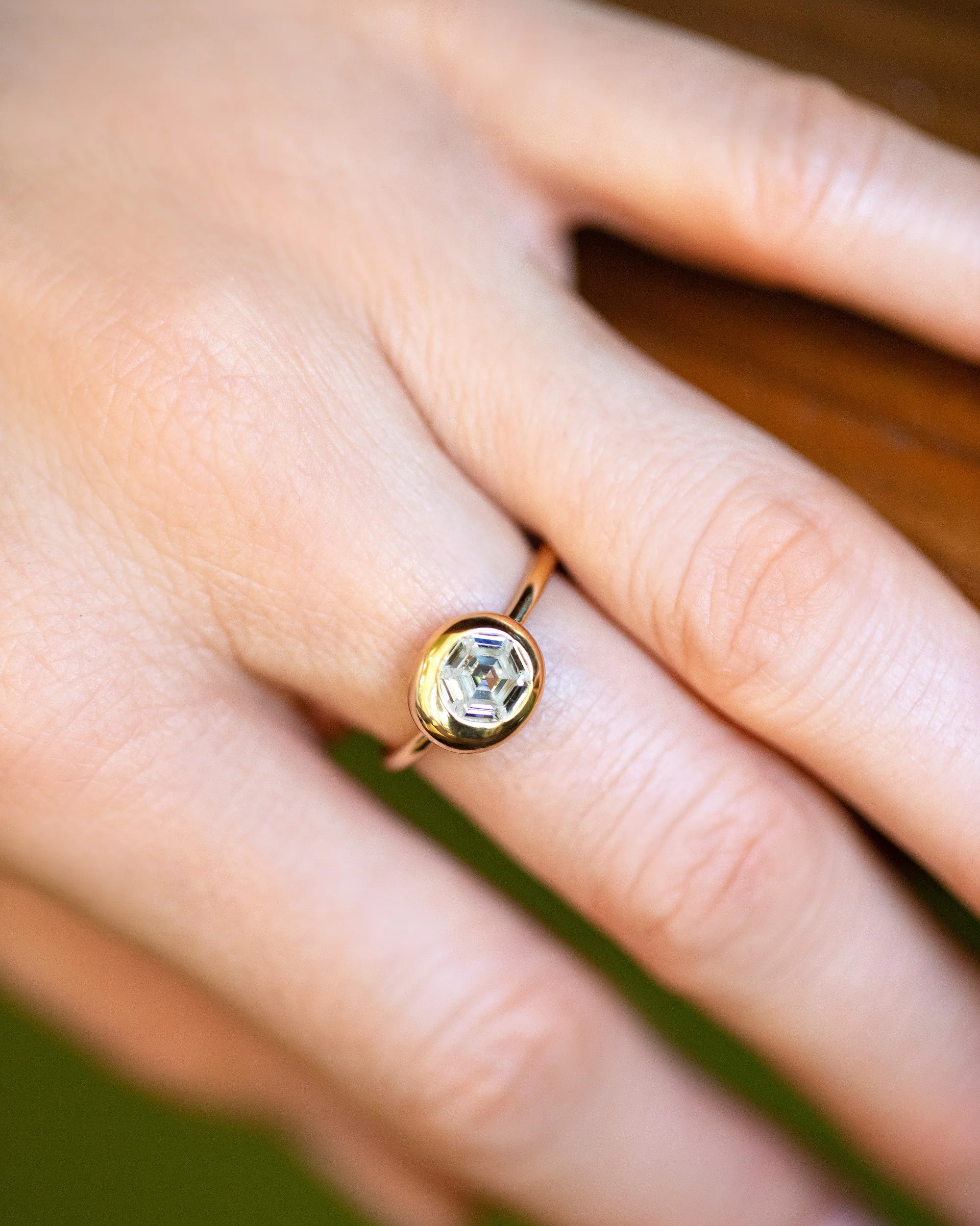 Grand Level Ring - Step Cut Diamond - Image 4