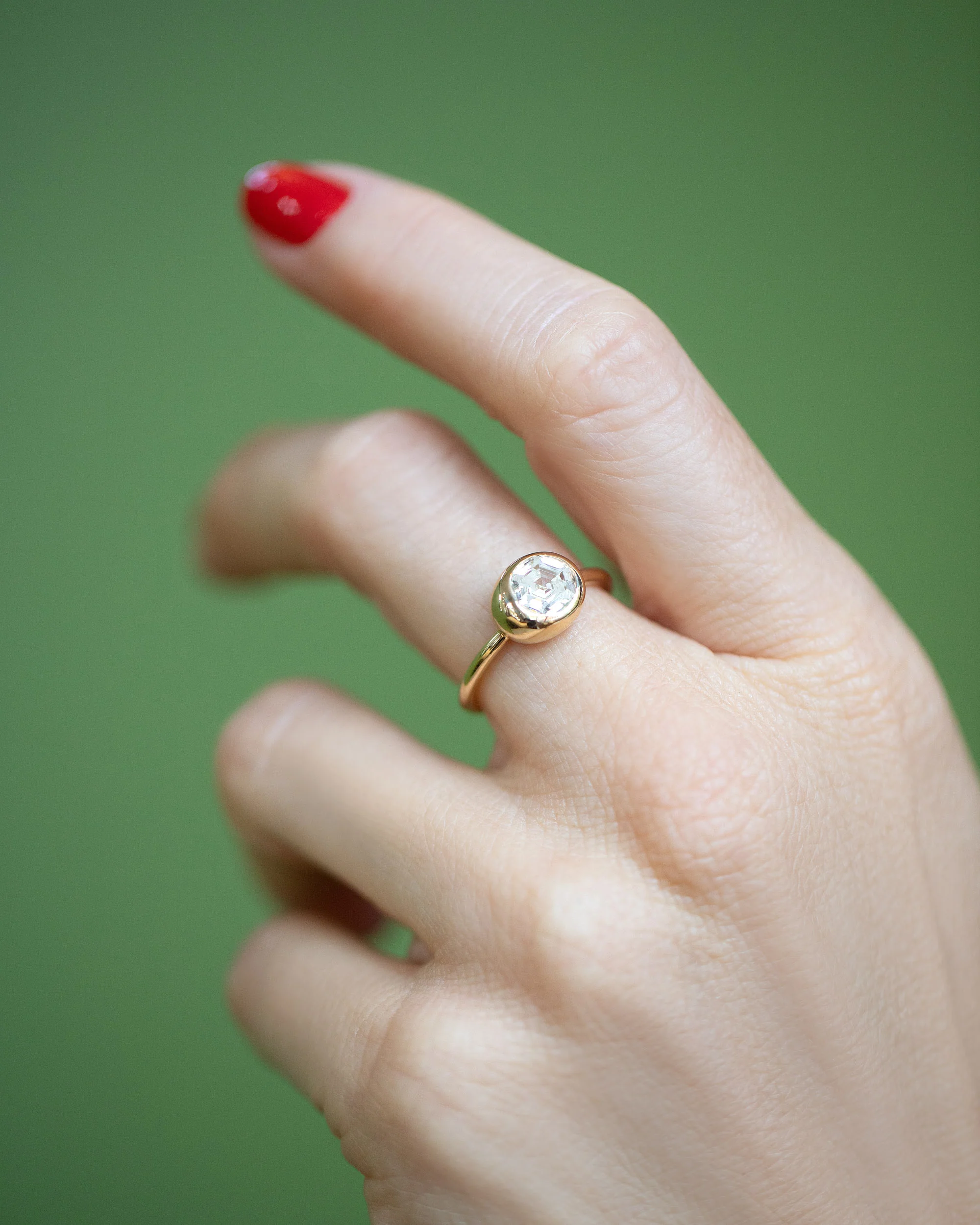Grand Level Ring - Step Cut Diamond - Image 5