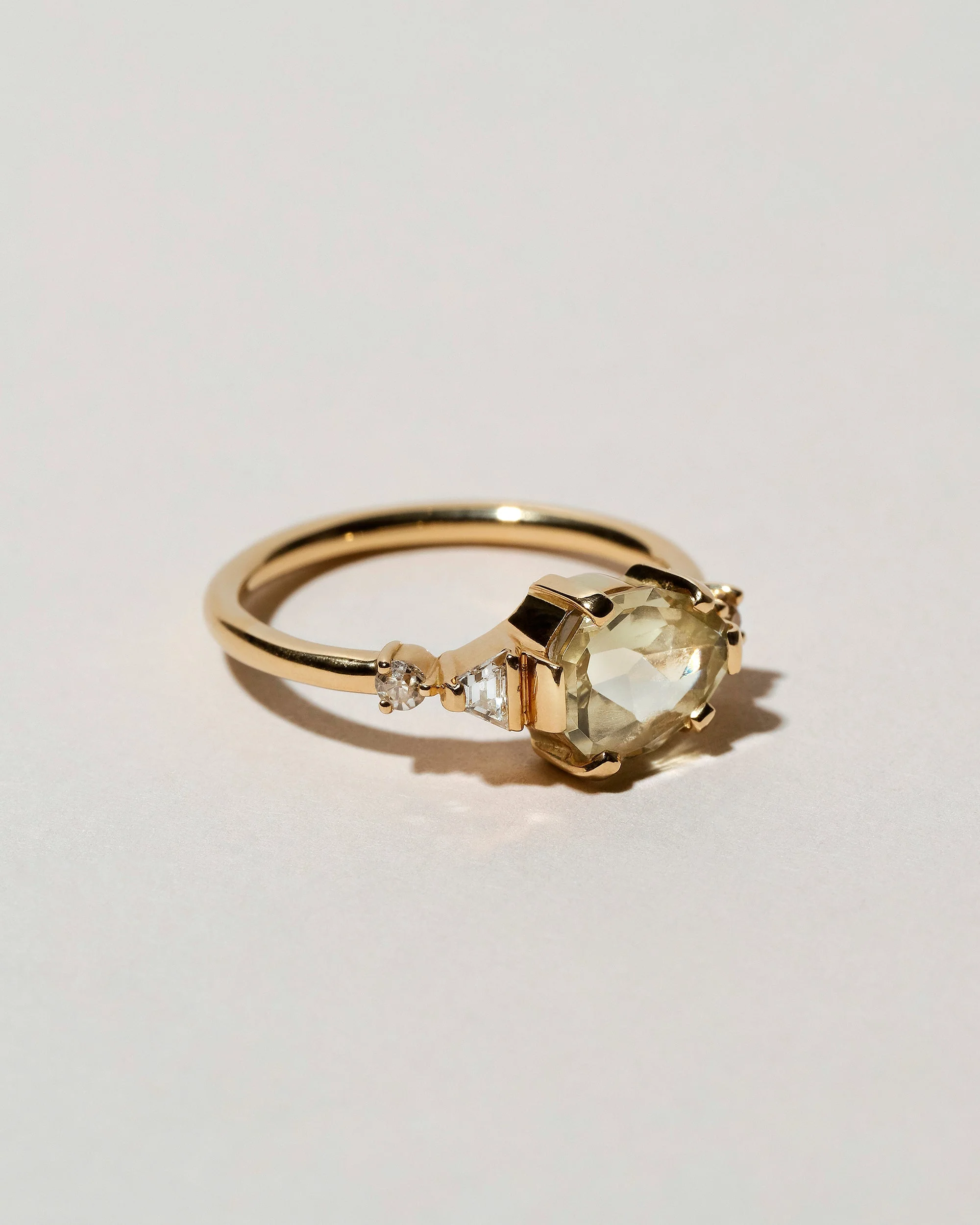 Light Green Grossular Garnet Cluster Ring - Image 2