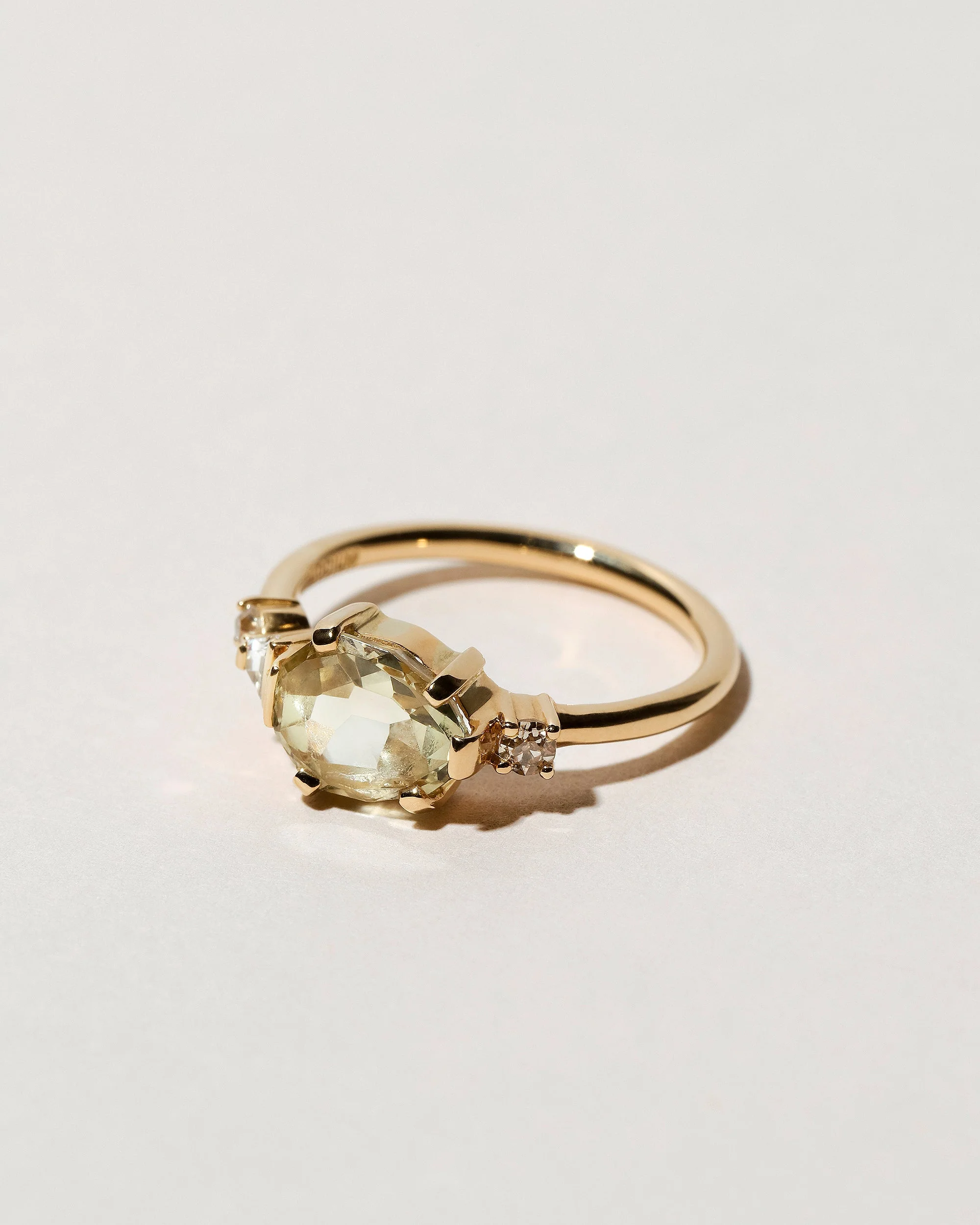 Light Green Grossular Garnet Cluster Ring - Image 3