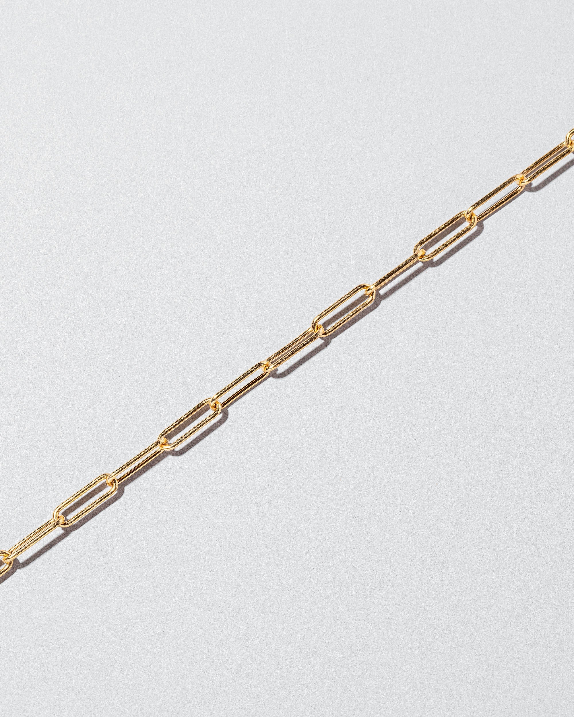 Long Oval Chain Necklace - Image 3
