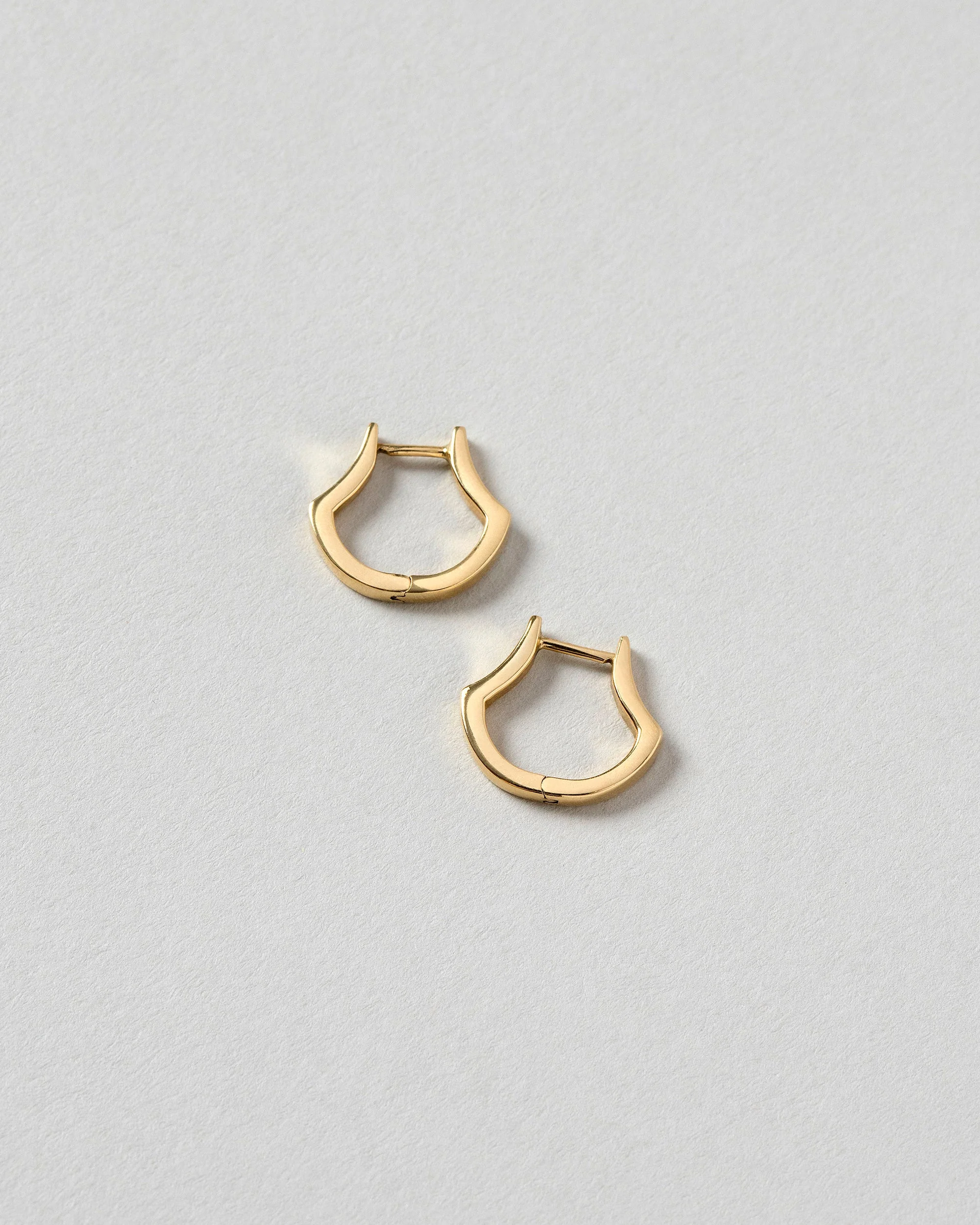 Madrone Flower Bud Hoop Earrings