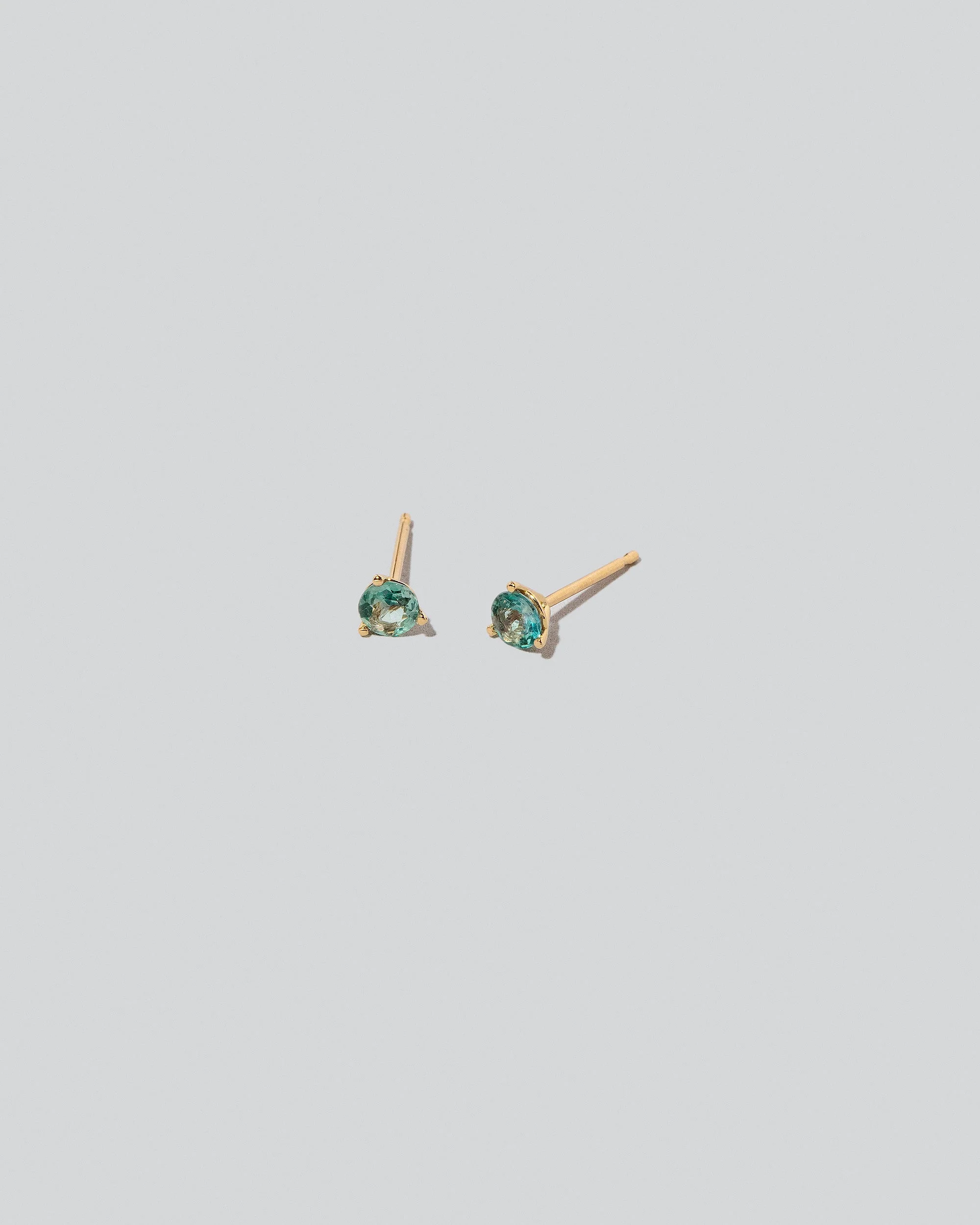 Martini Stud Earrings - Alexandrite - Image 3