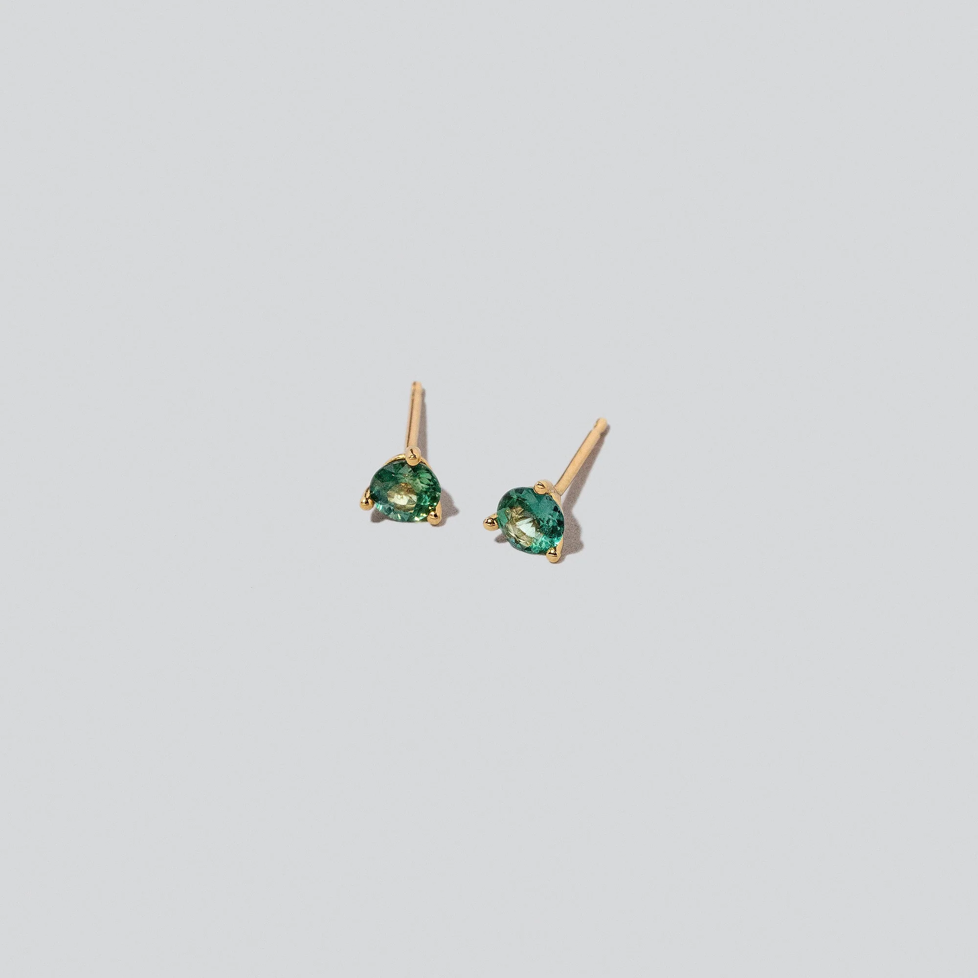 Martini Stud Earrings - Alexandrite - Image 5