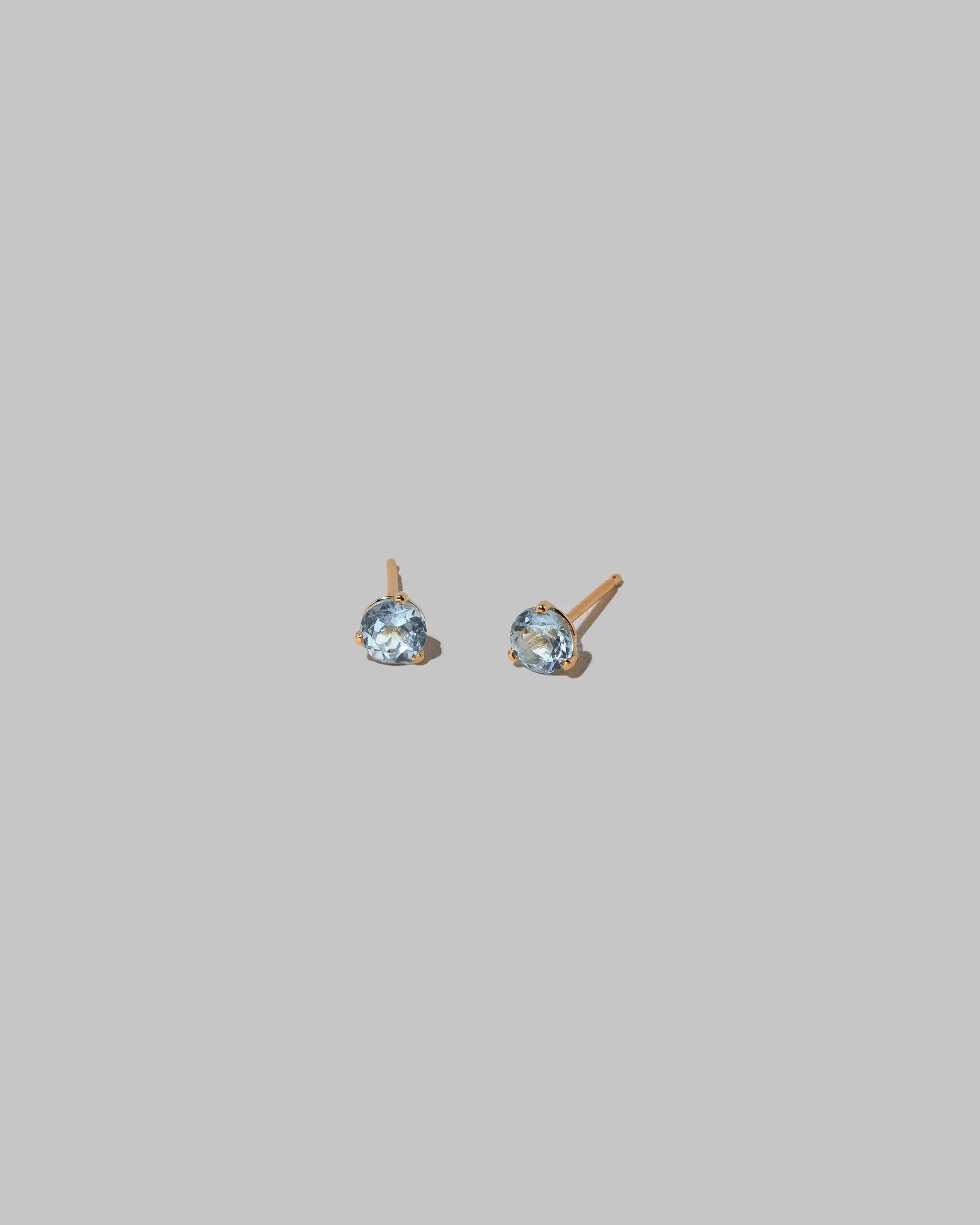 Martini Stud Earrings - Grand Aquamarine