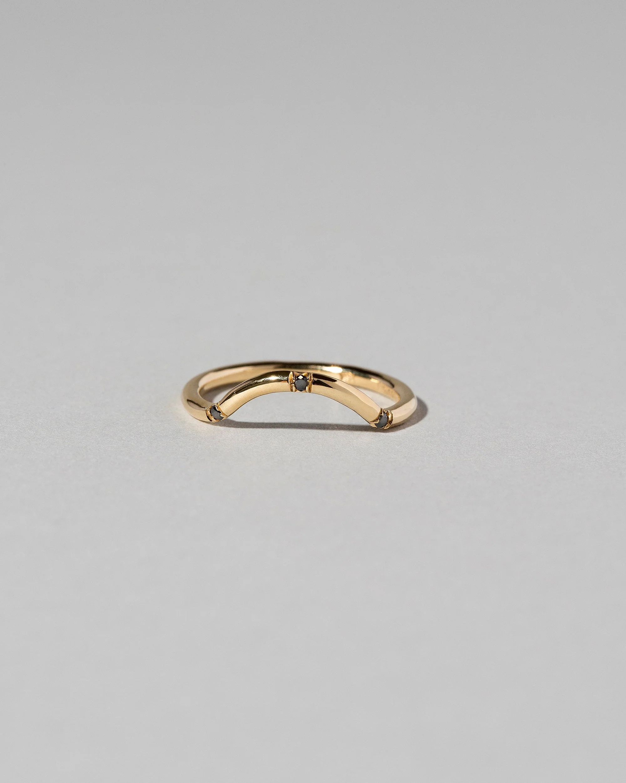 Mini Curve Band - Three Stone