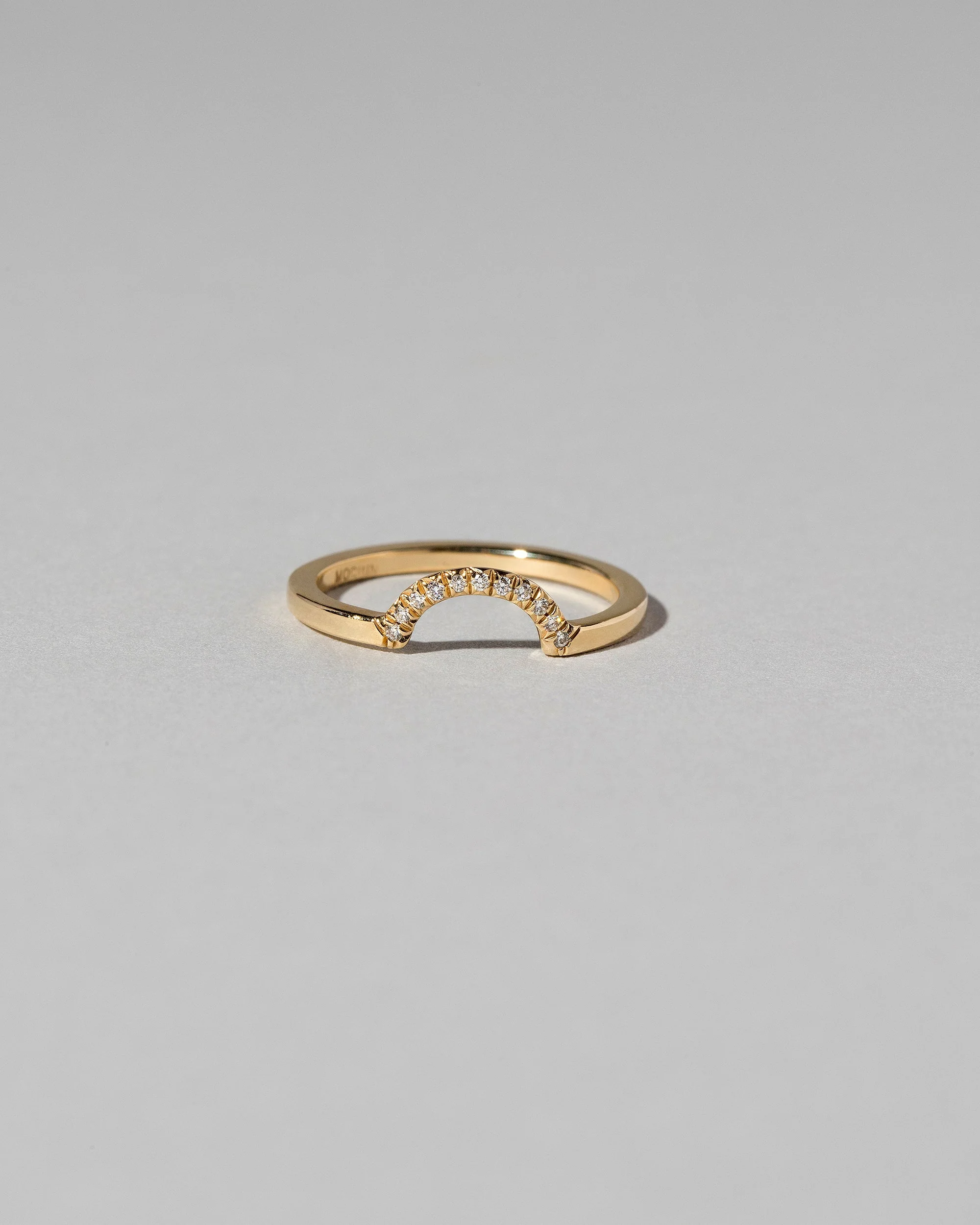 Mini Half Hoop Band - Pavé