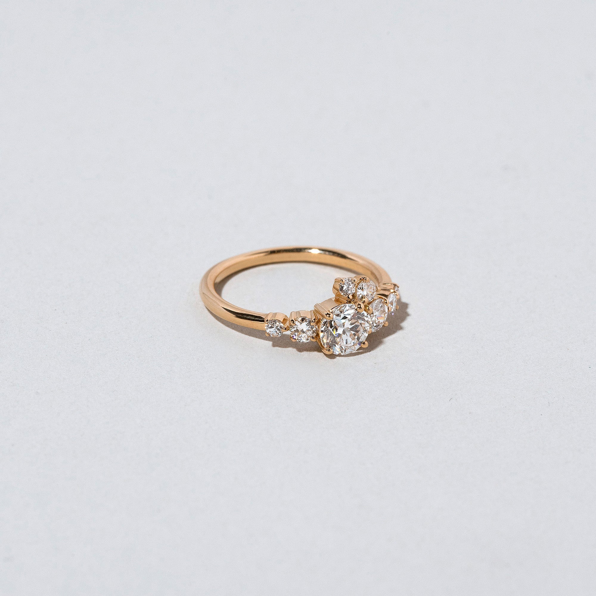 Mini Luna Ring - White Diamond - Image 3