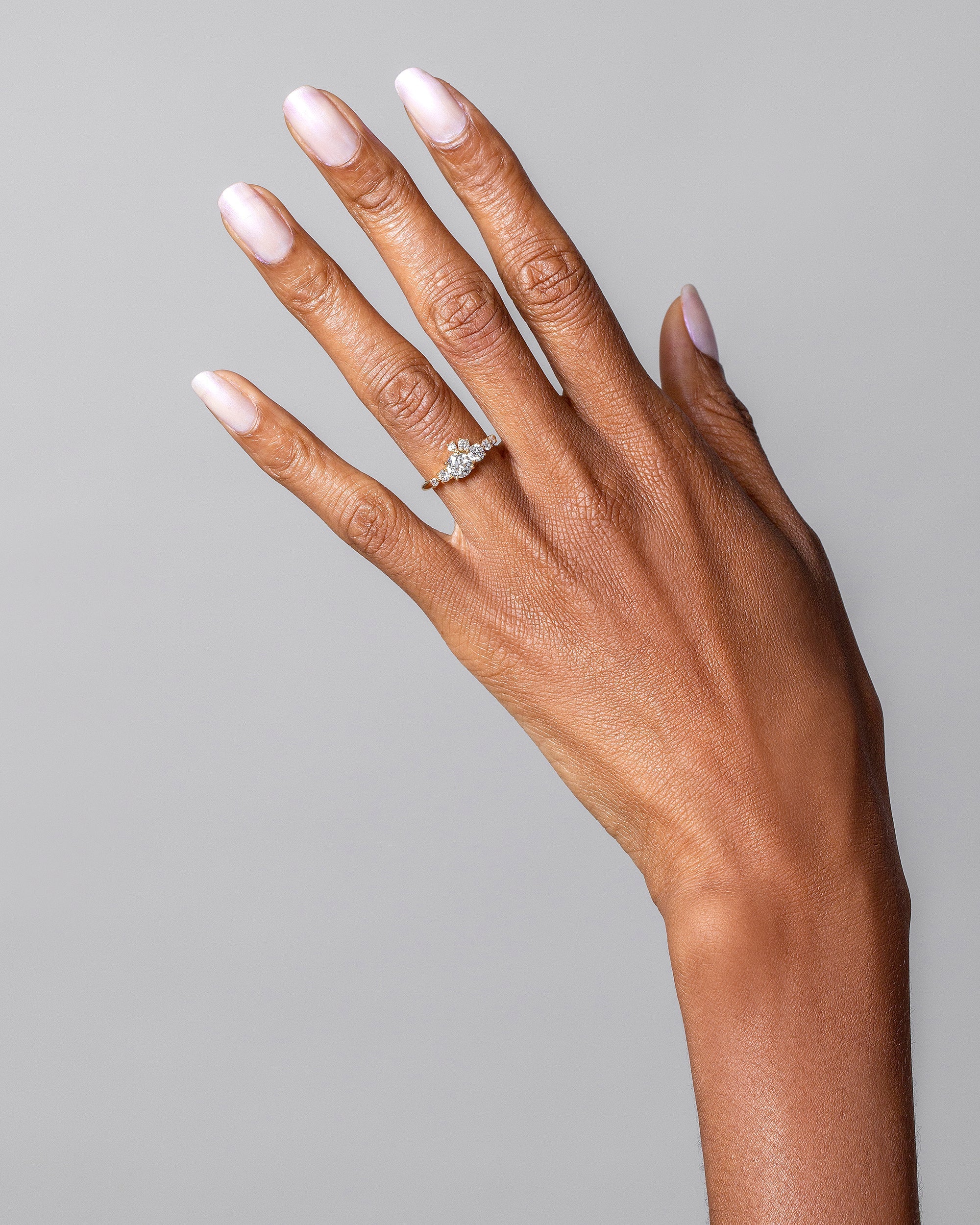 Mini Luna Ring - White Diamond - Image 4