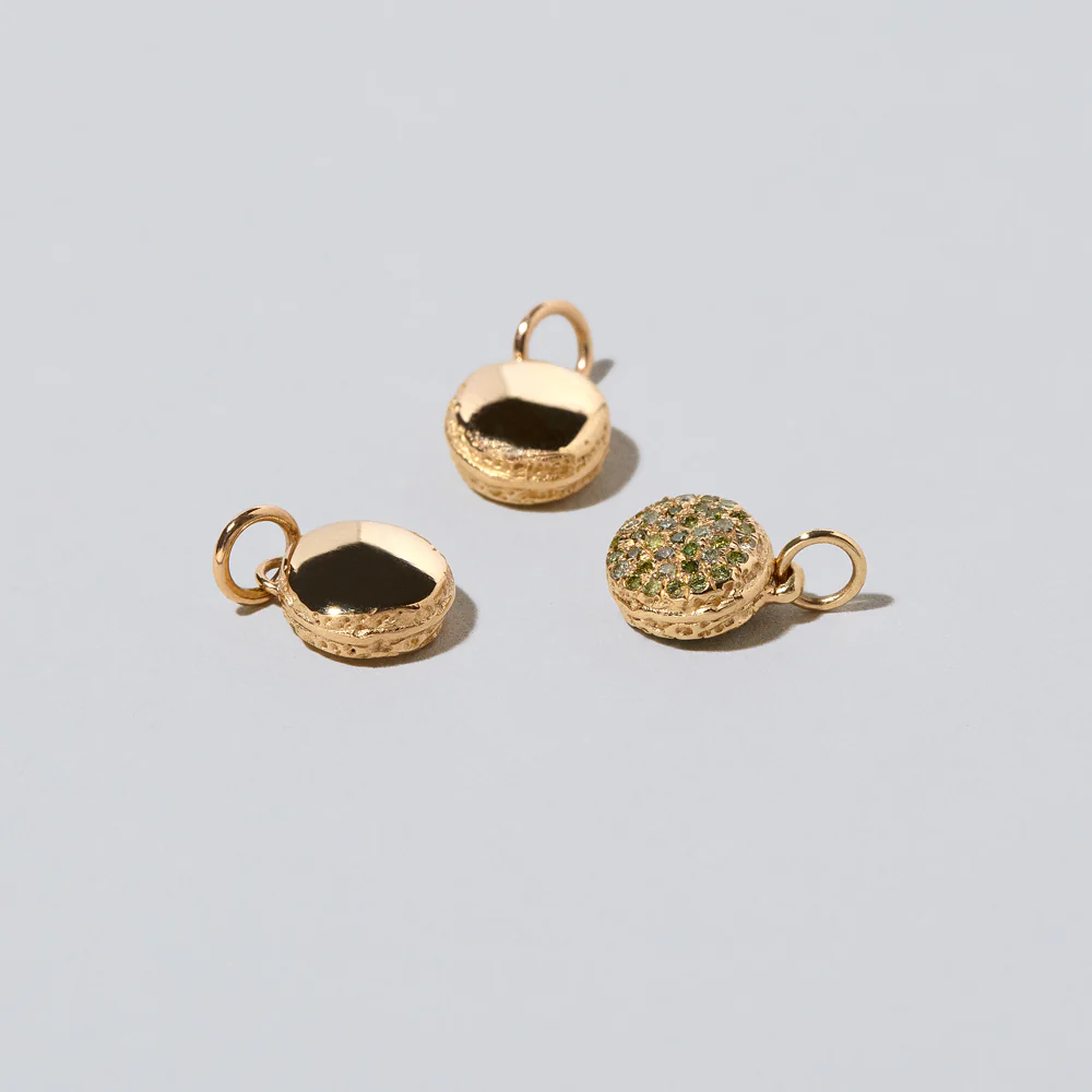 Diamond Pavé Mini Macaron Charm - Image 3