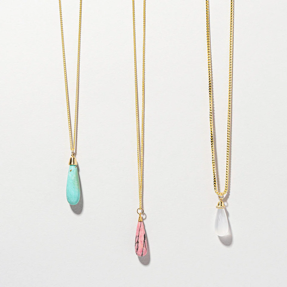 Moonstone Drop Pendant - Image 5
