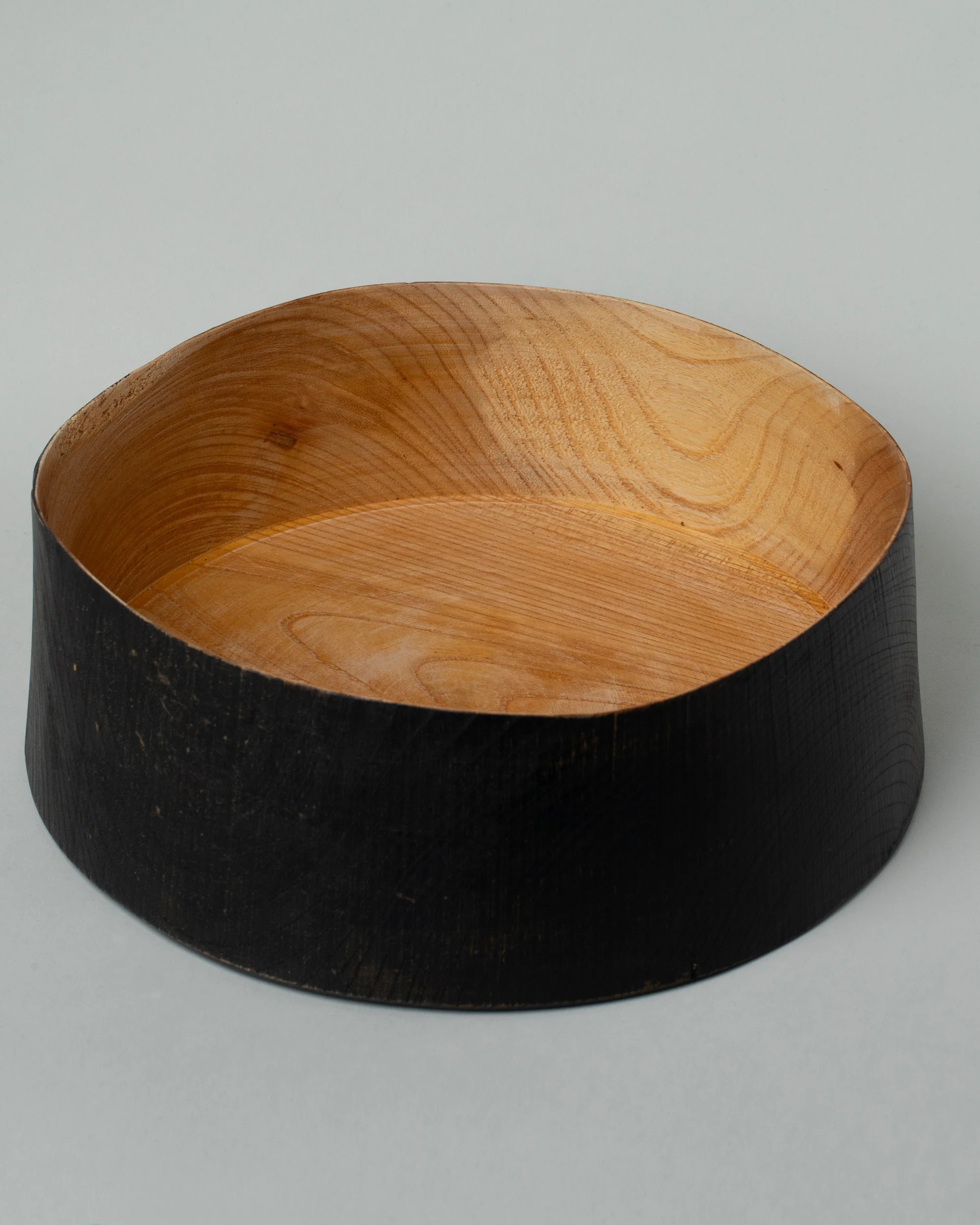 Zelkova Wood Black Lacquered Vessel - Image 5