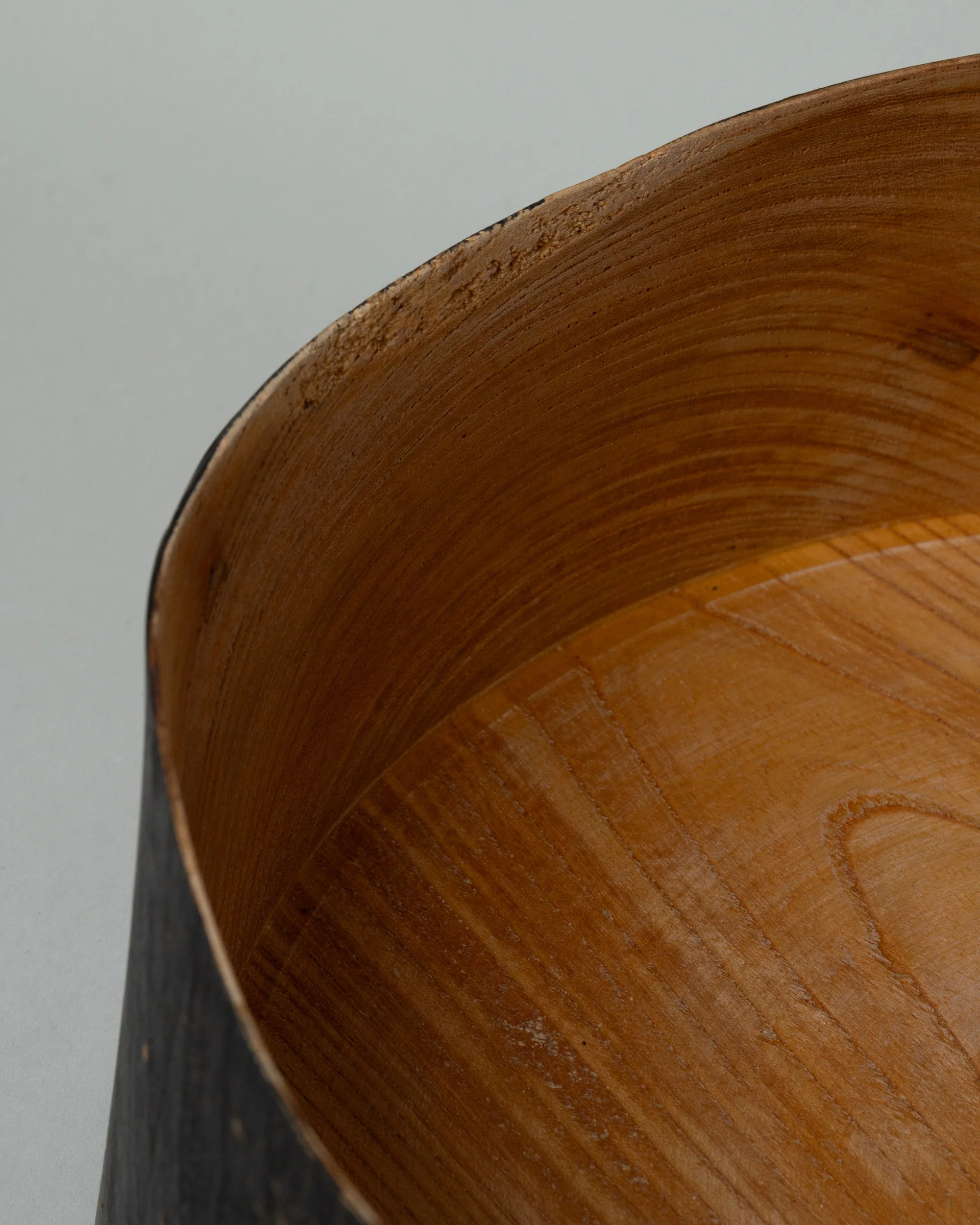 Zelkova Wood Black Lacquered Vessel - Image 6