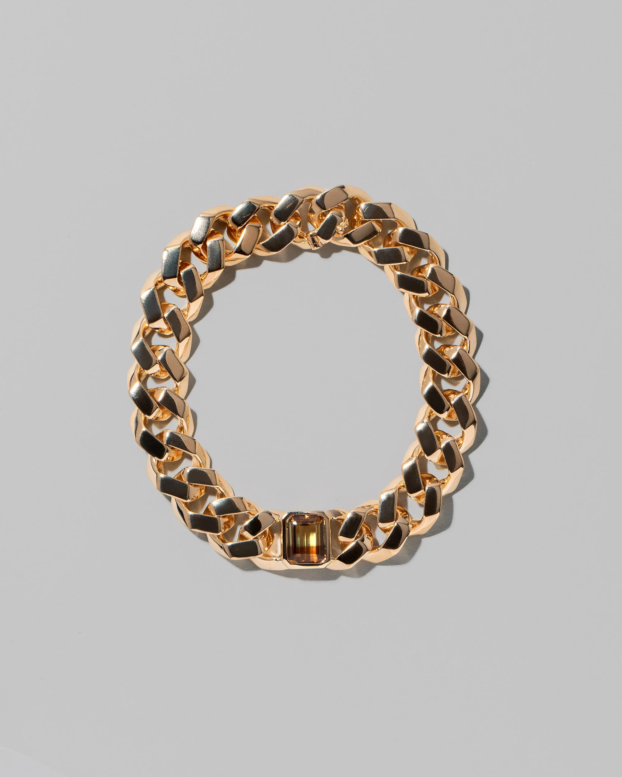Identity Chain Bicolor Chrysoberyl Bracelet 001