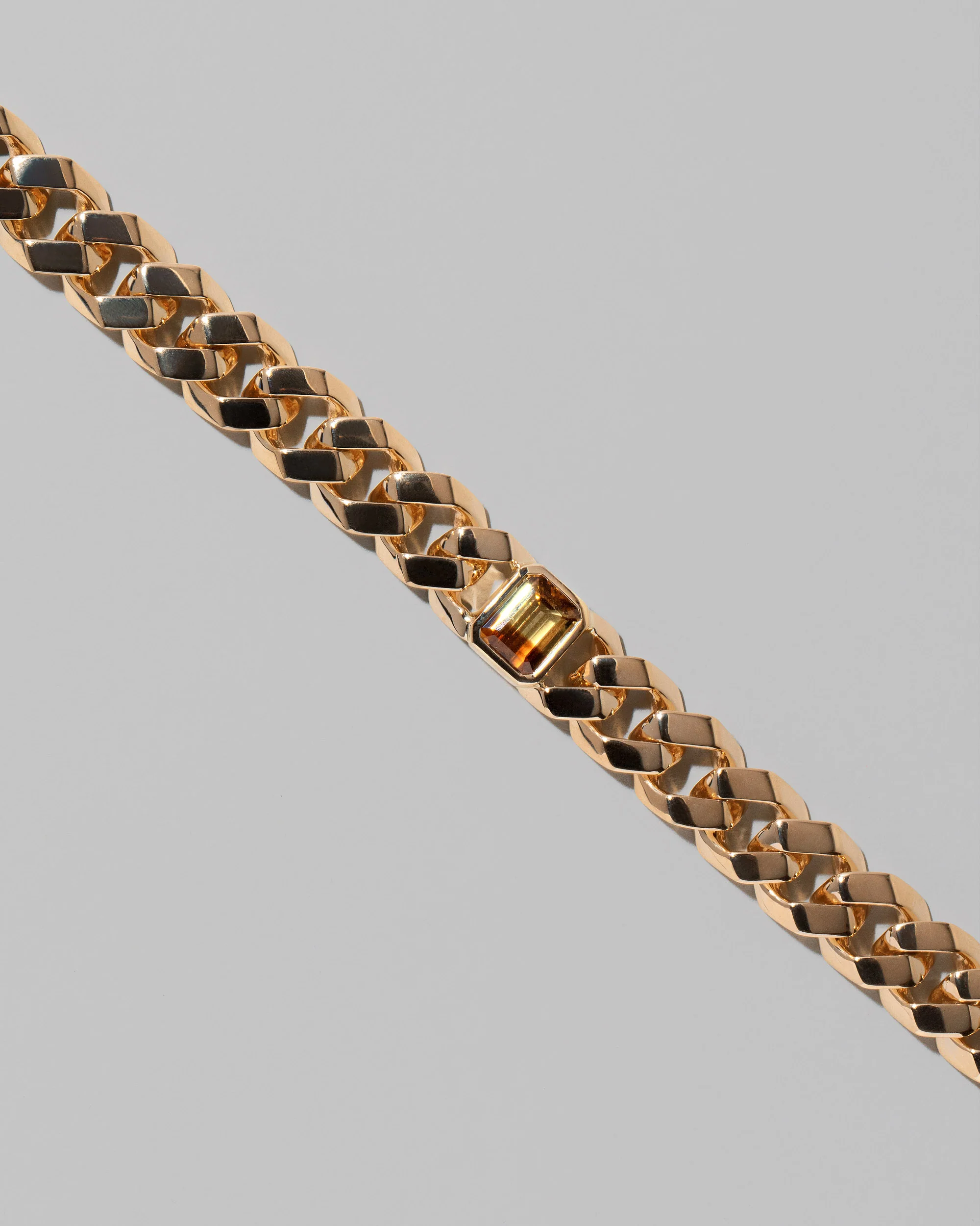 Identity Chain Bicolor Chrysoberyl Bracelet 001 - Image 3