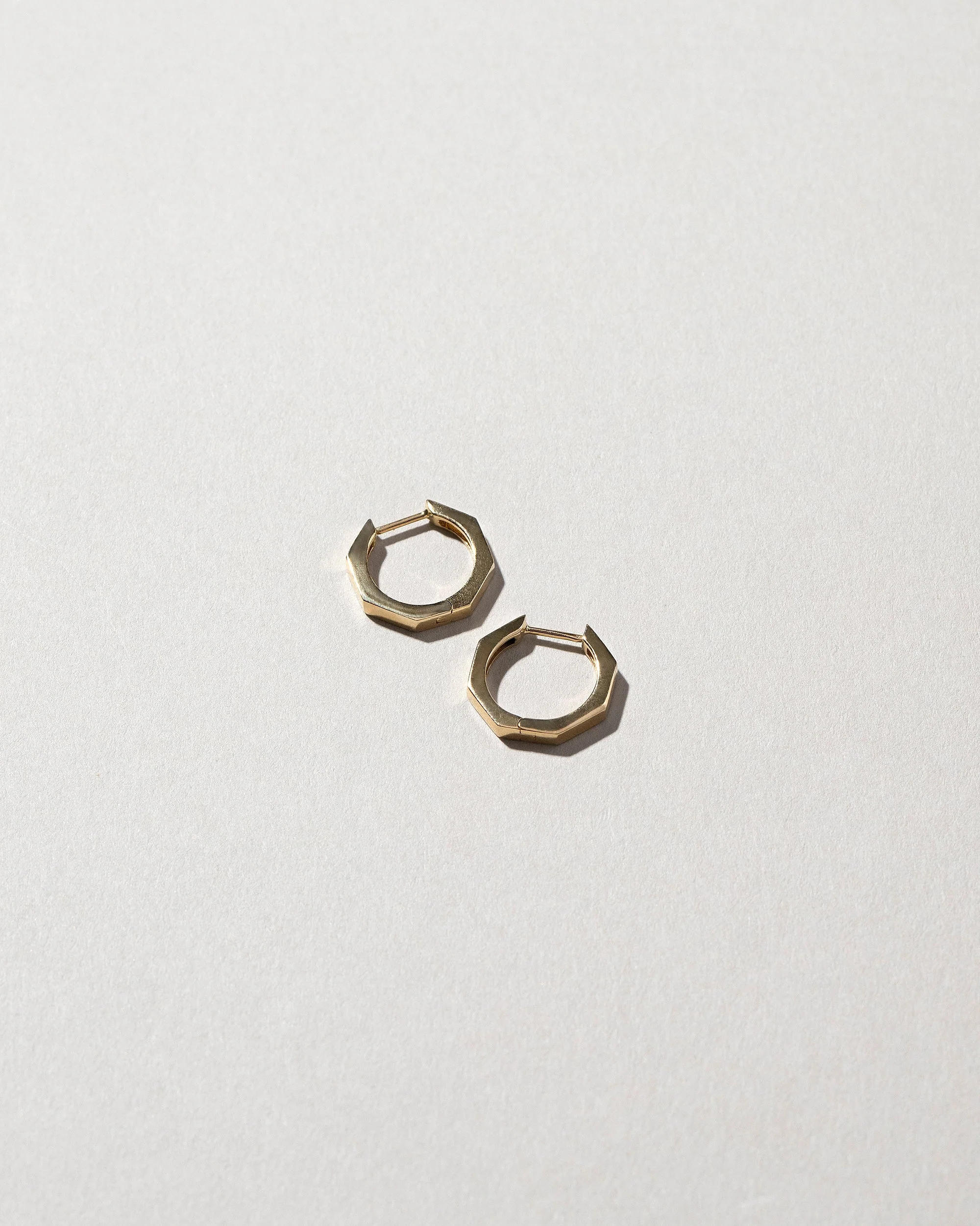Octagon Hoop Earrings - Image 3