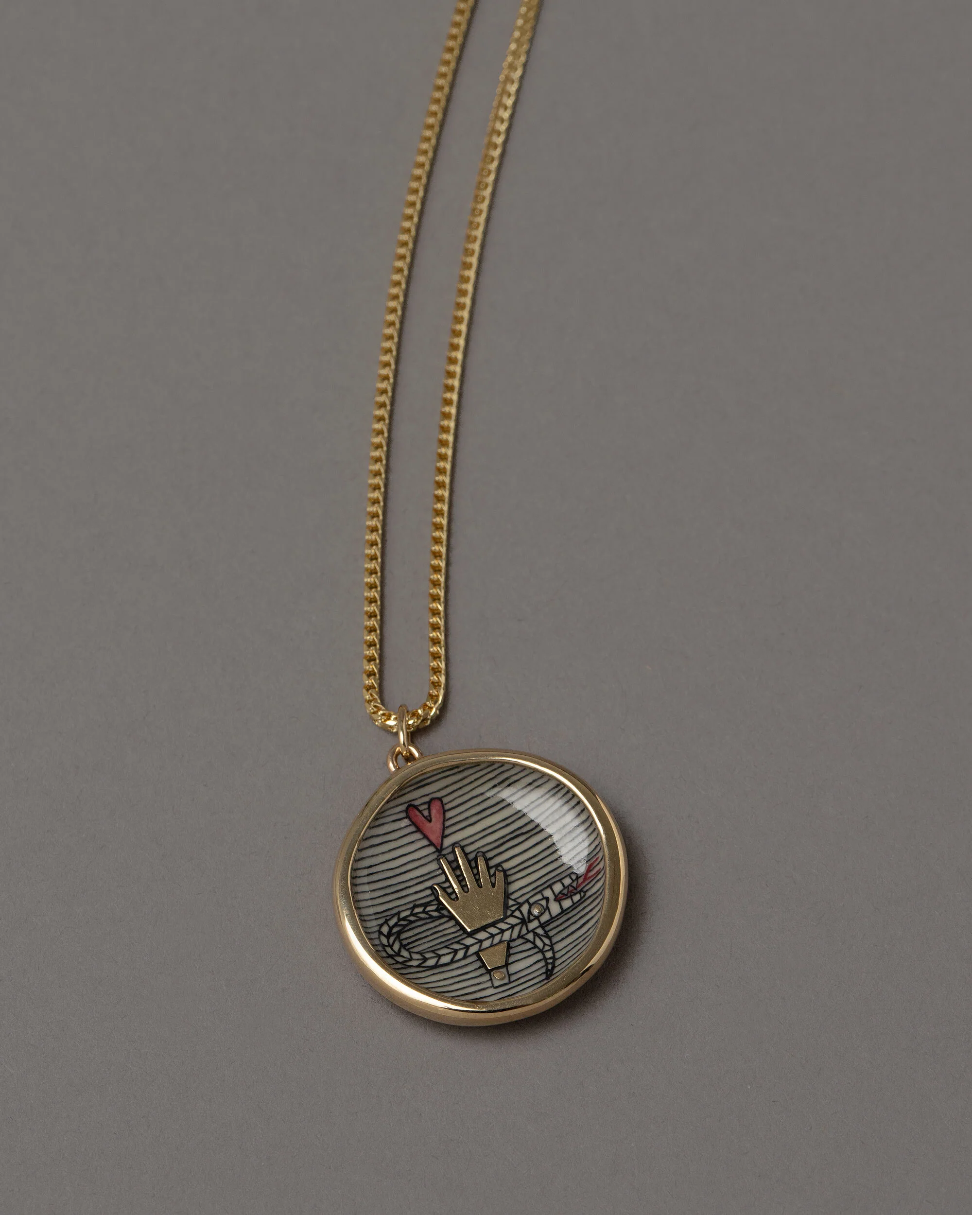 An Homage to Suzanne - Pendant Necklace & Mini Dish - Image 3