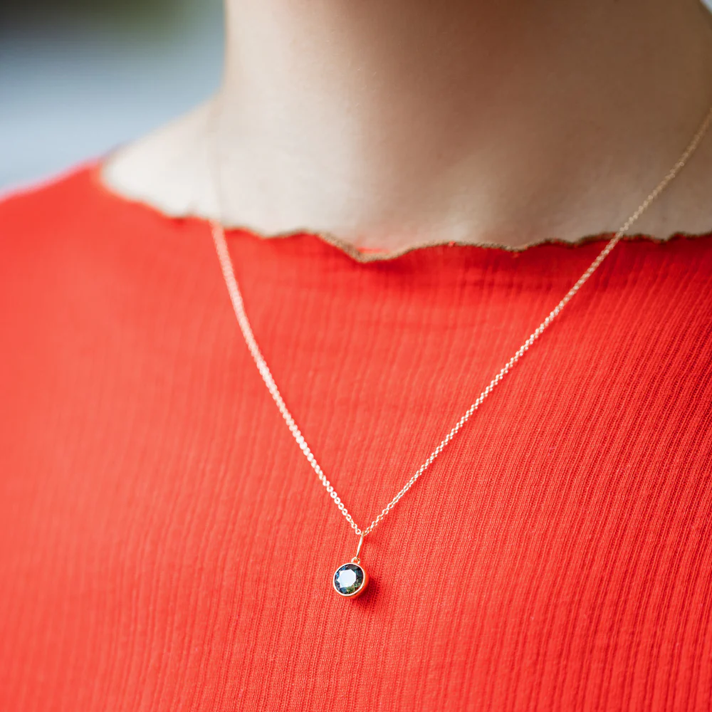Bicolor Sapphire Pendant - Image 5