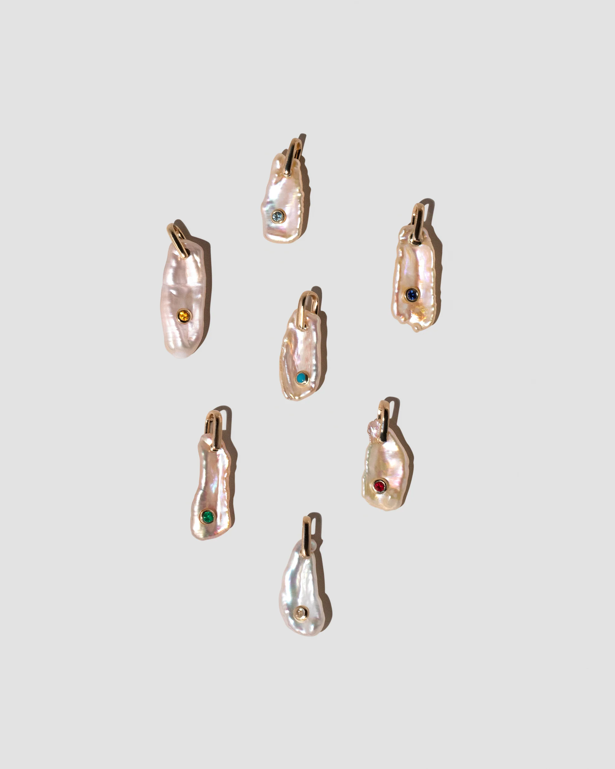 July Birthstone Pearl Pendant With Ruby - Image 5