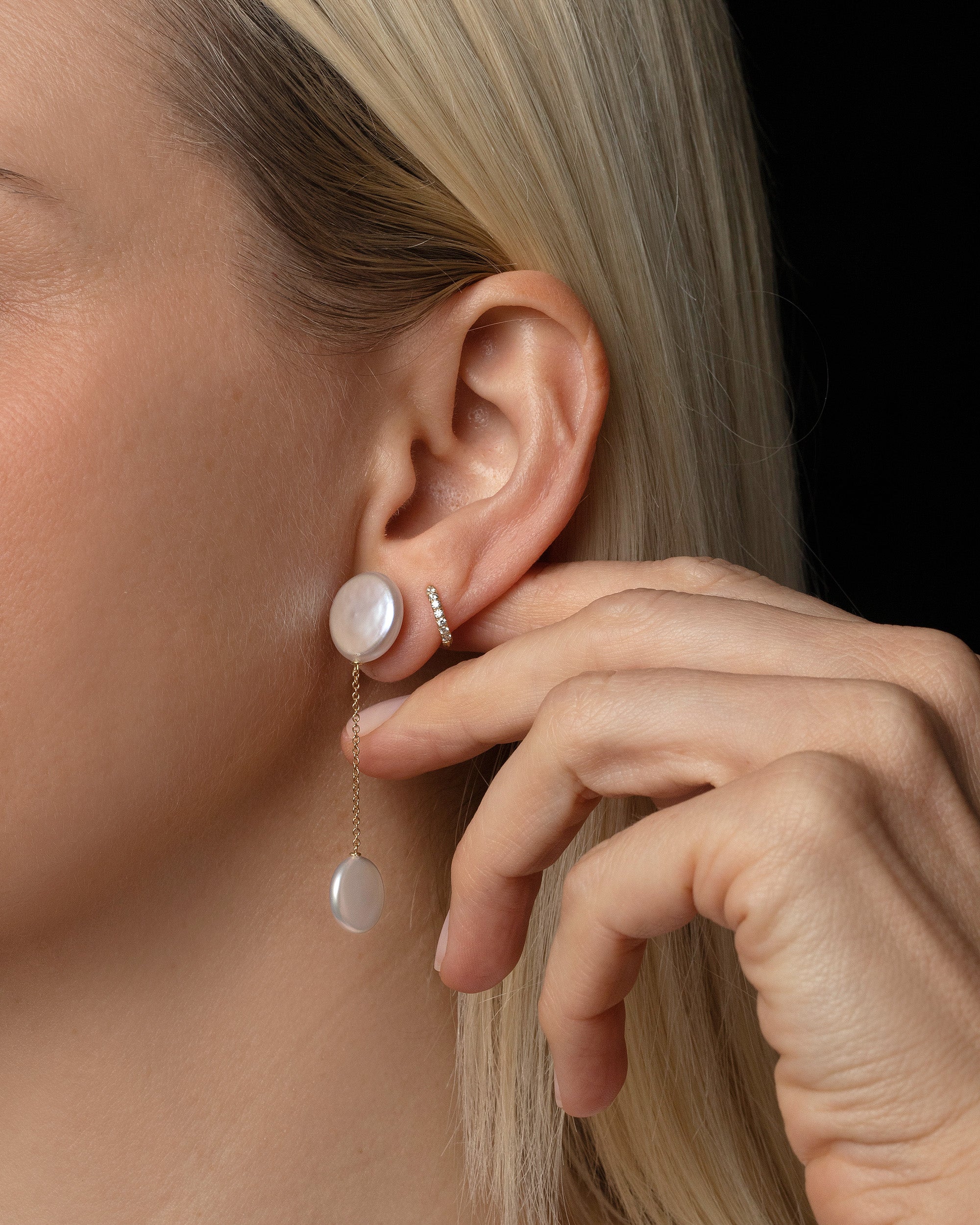 Plover Pearl Earrings - Image 2