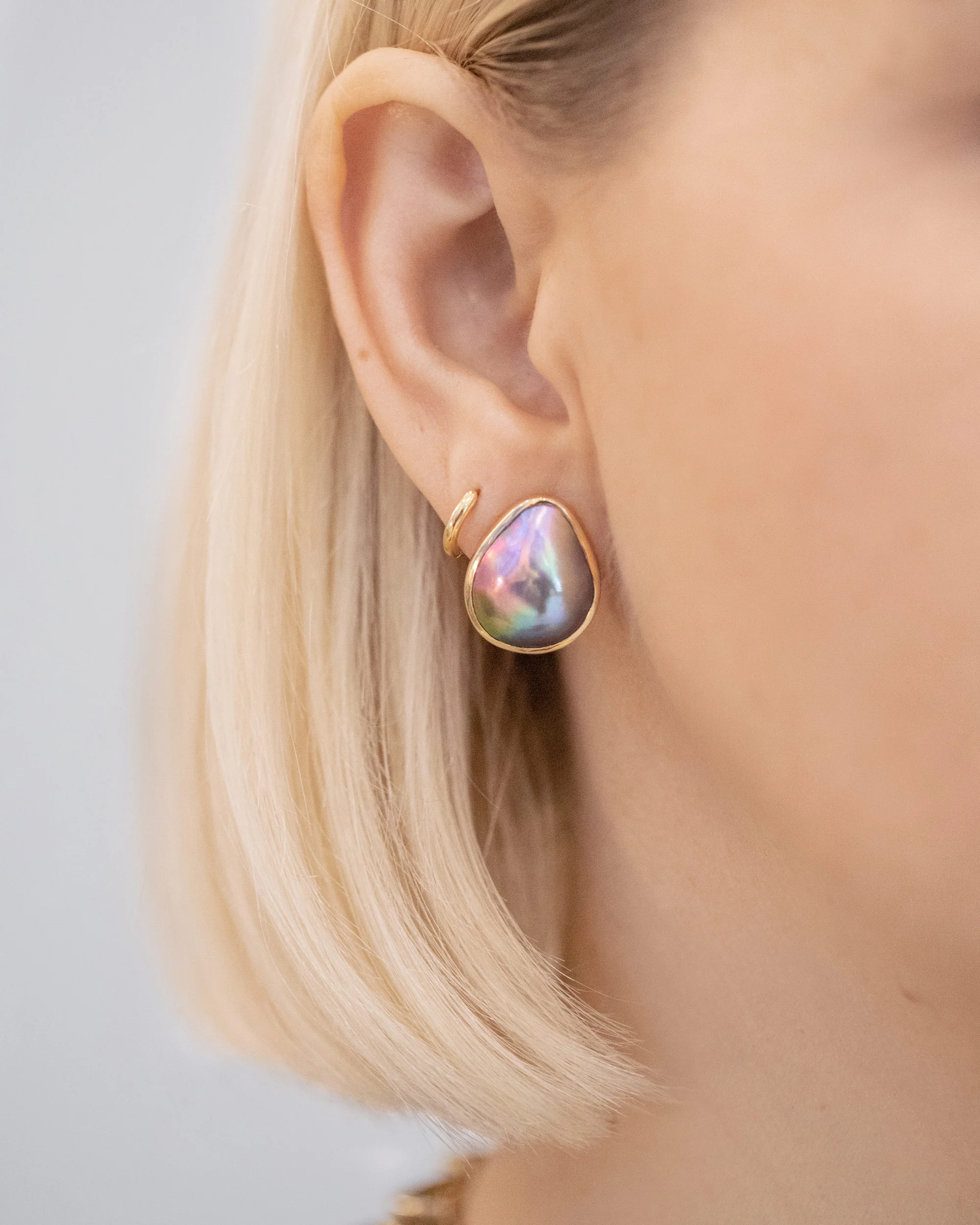 Black Moon Earrings - Image 3