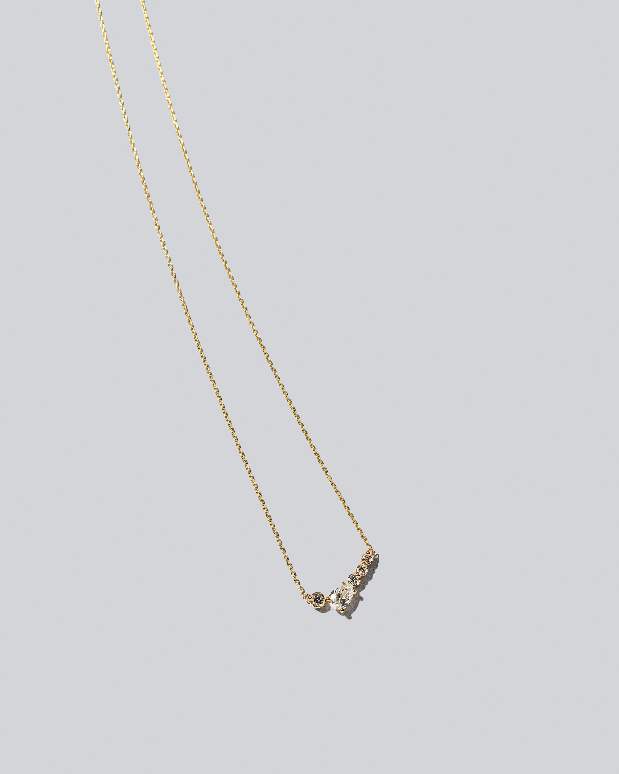 Teardrop Necklace - White Diamond - Image 2