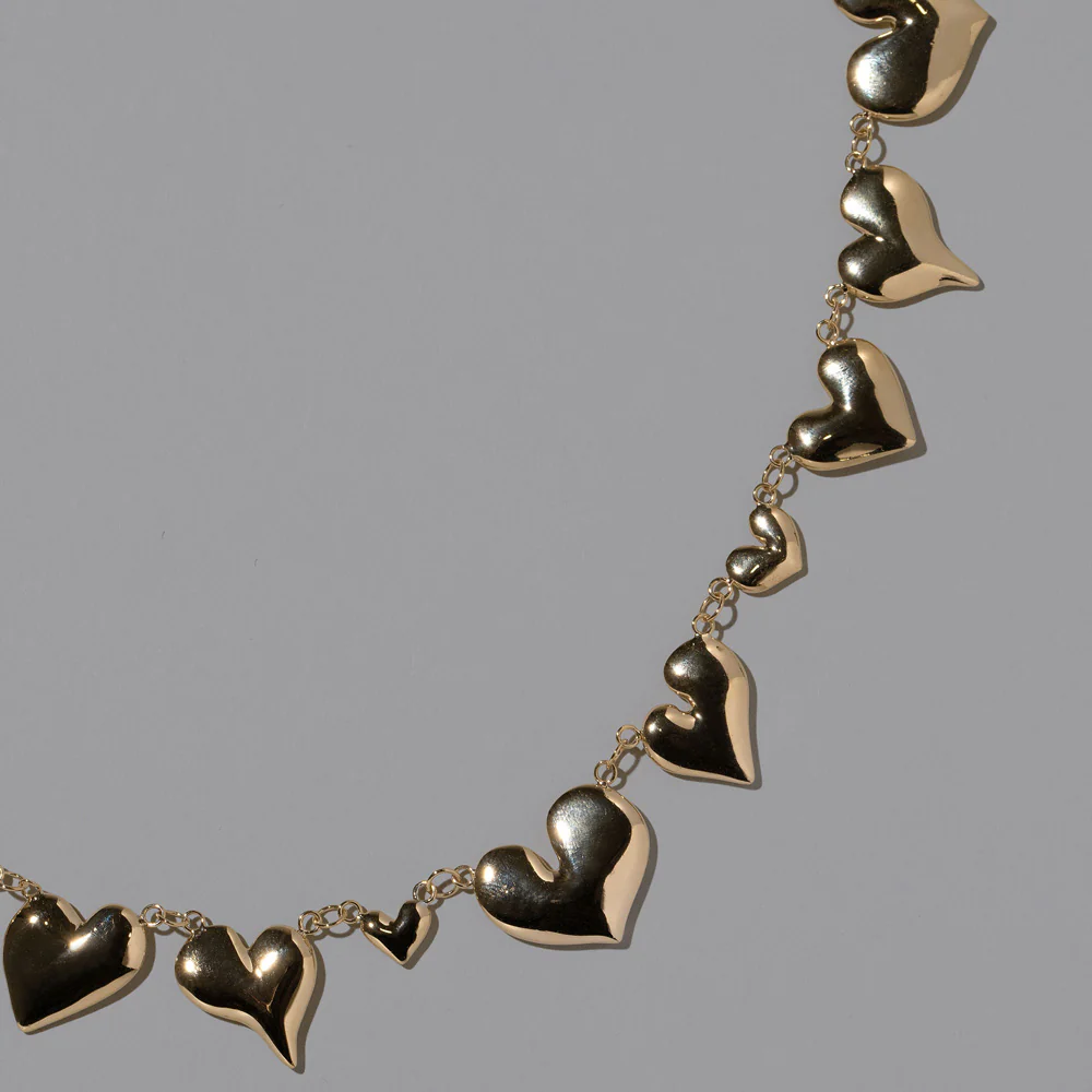 Thousand & One Night Heart Collar Necklace - Image 4