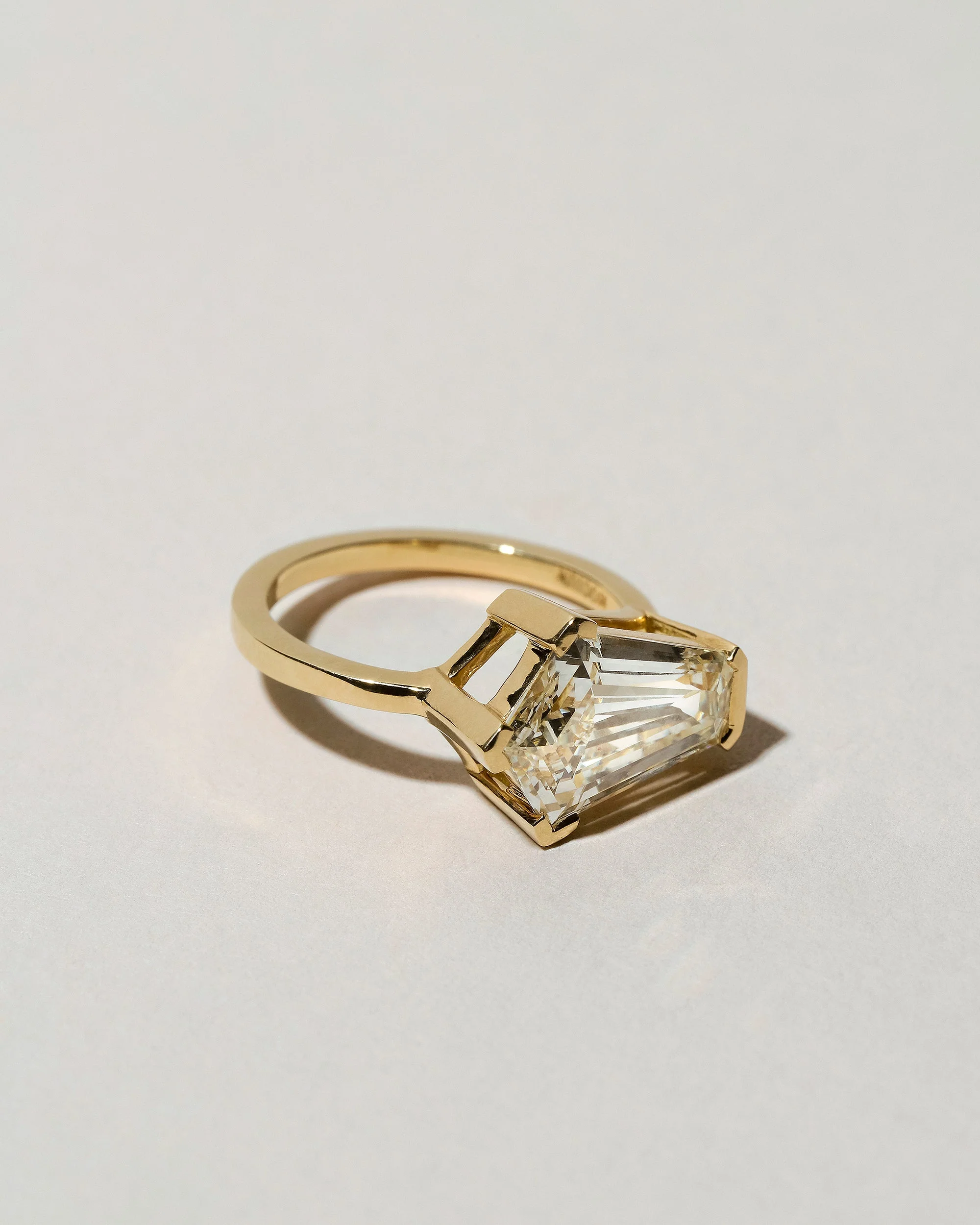 Modified Step Cut Diamond Ring - Image 2