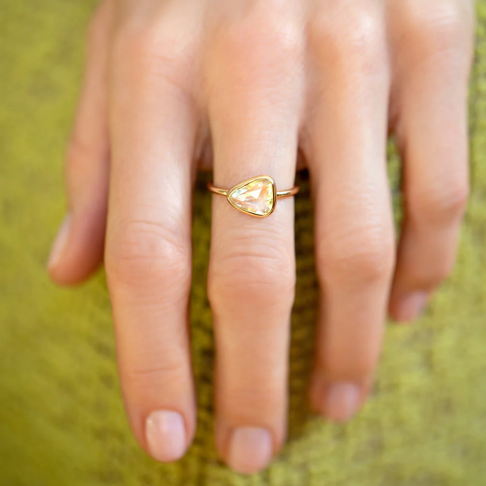 Gusher Chartreuse Sapphire Ring 003 - Image 7