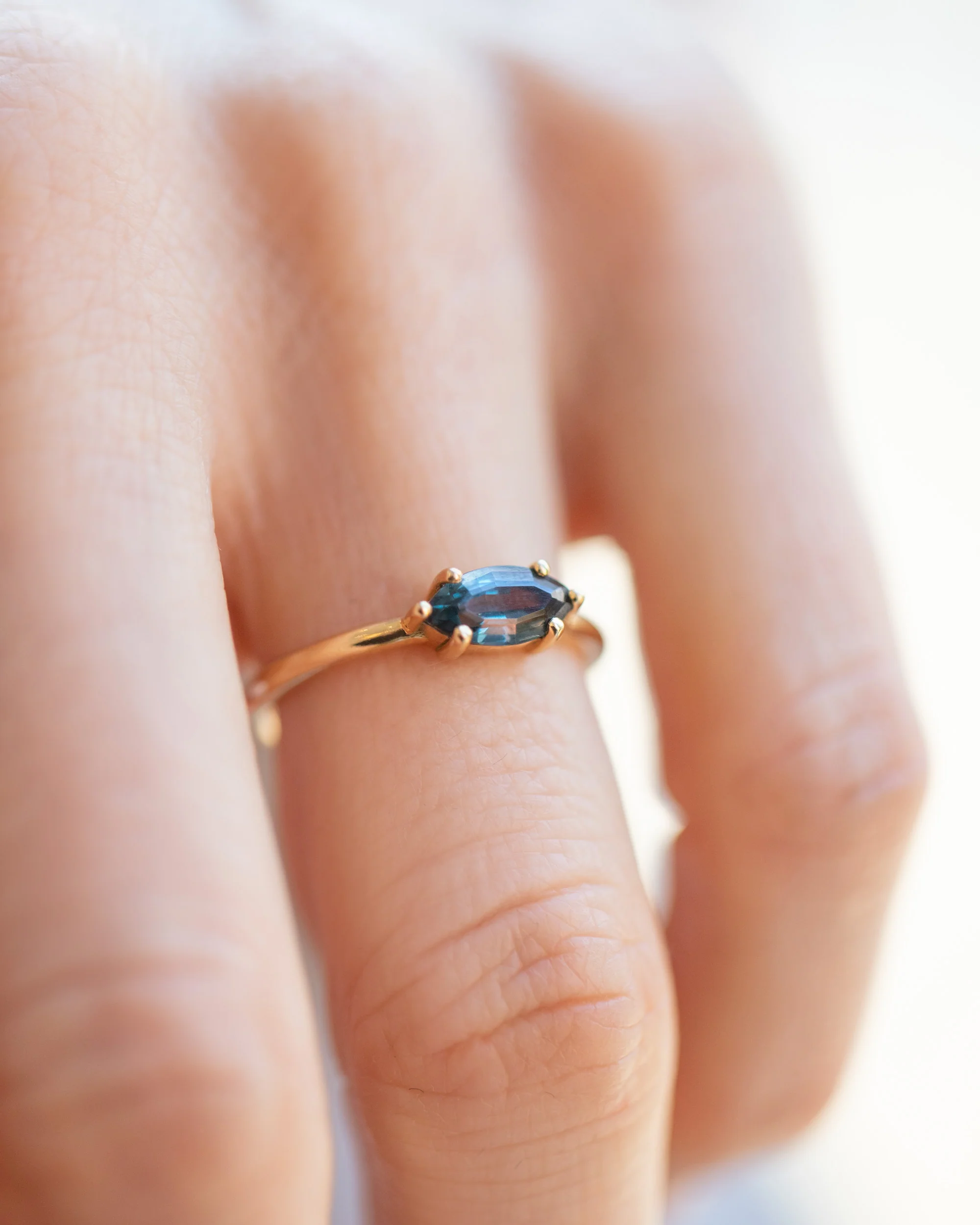 Deep Blue Ouvert Ring - Image 4