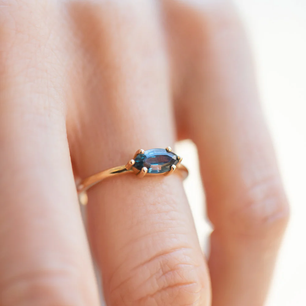 Deep Blue Ouvert Ring - Image 5