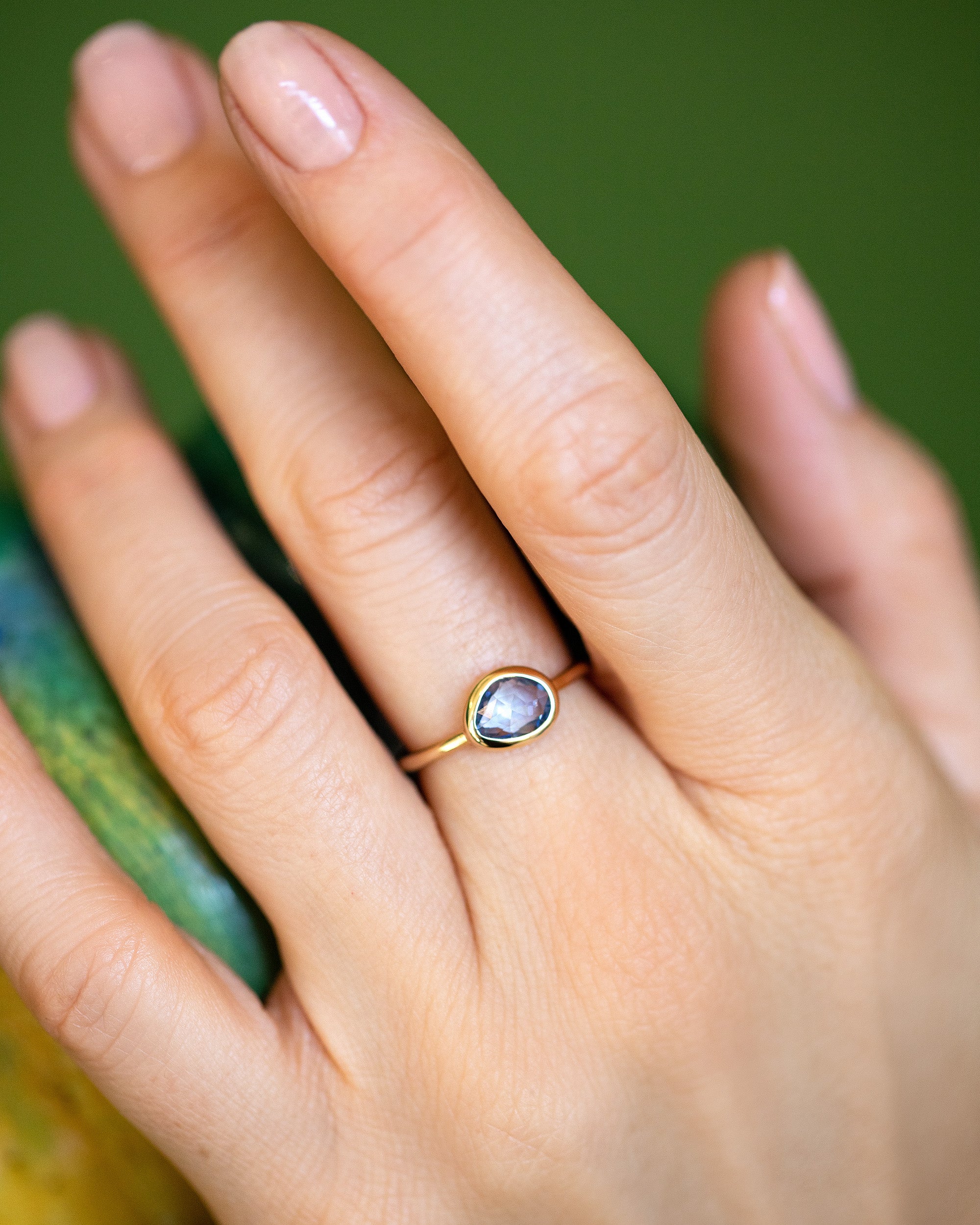 Gusher Blue Sapphire Ring 023 - Image 5