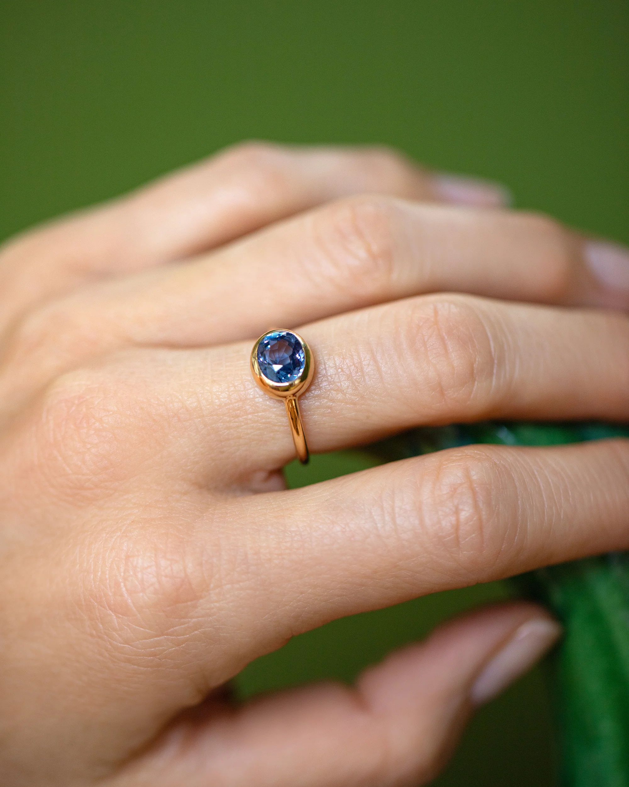 Geyser Blue Sapphire Ring 002 - Image 4