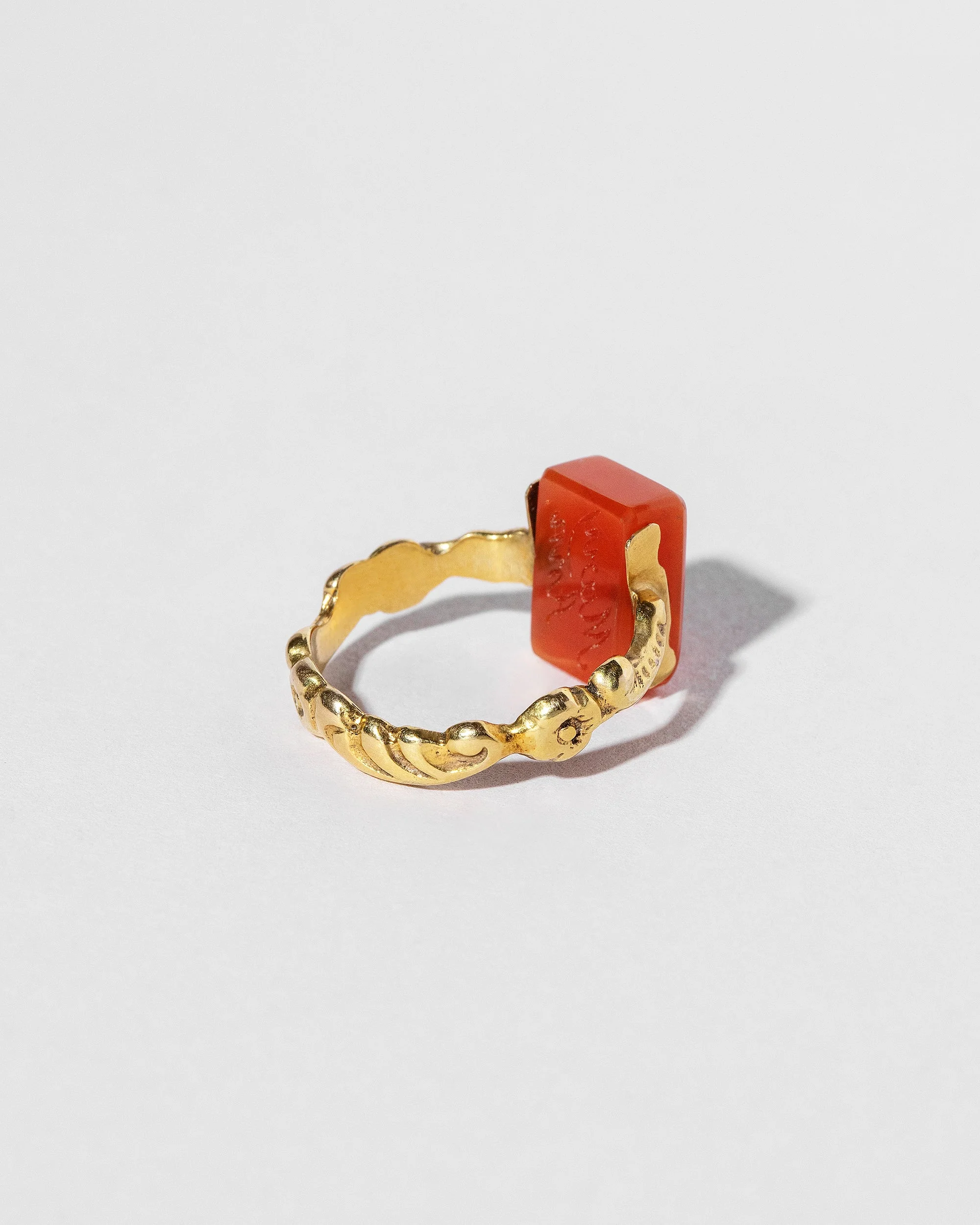 Antique Carnelian Flip Ring - Image 3