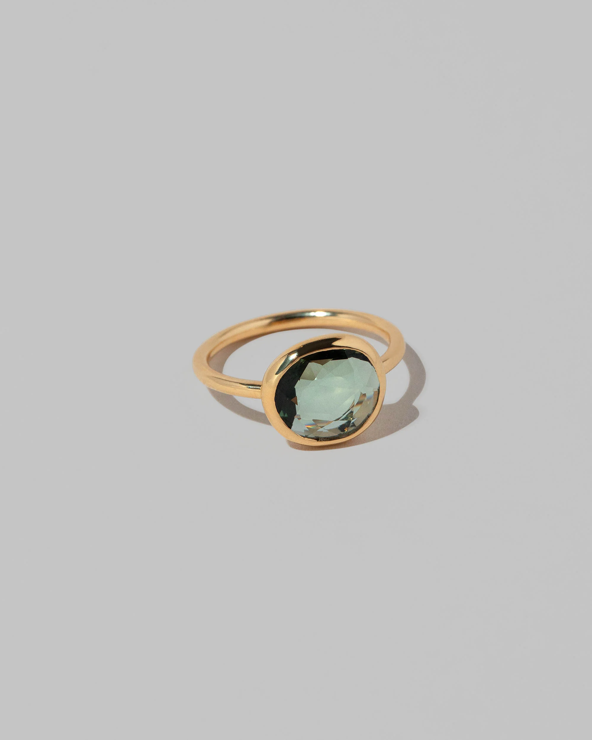 Gusher Green Sapphire Ring 032 - Image 3