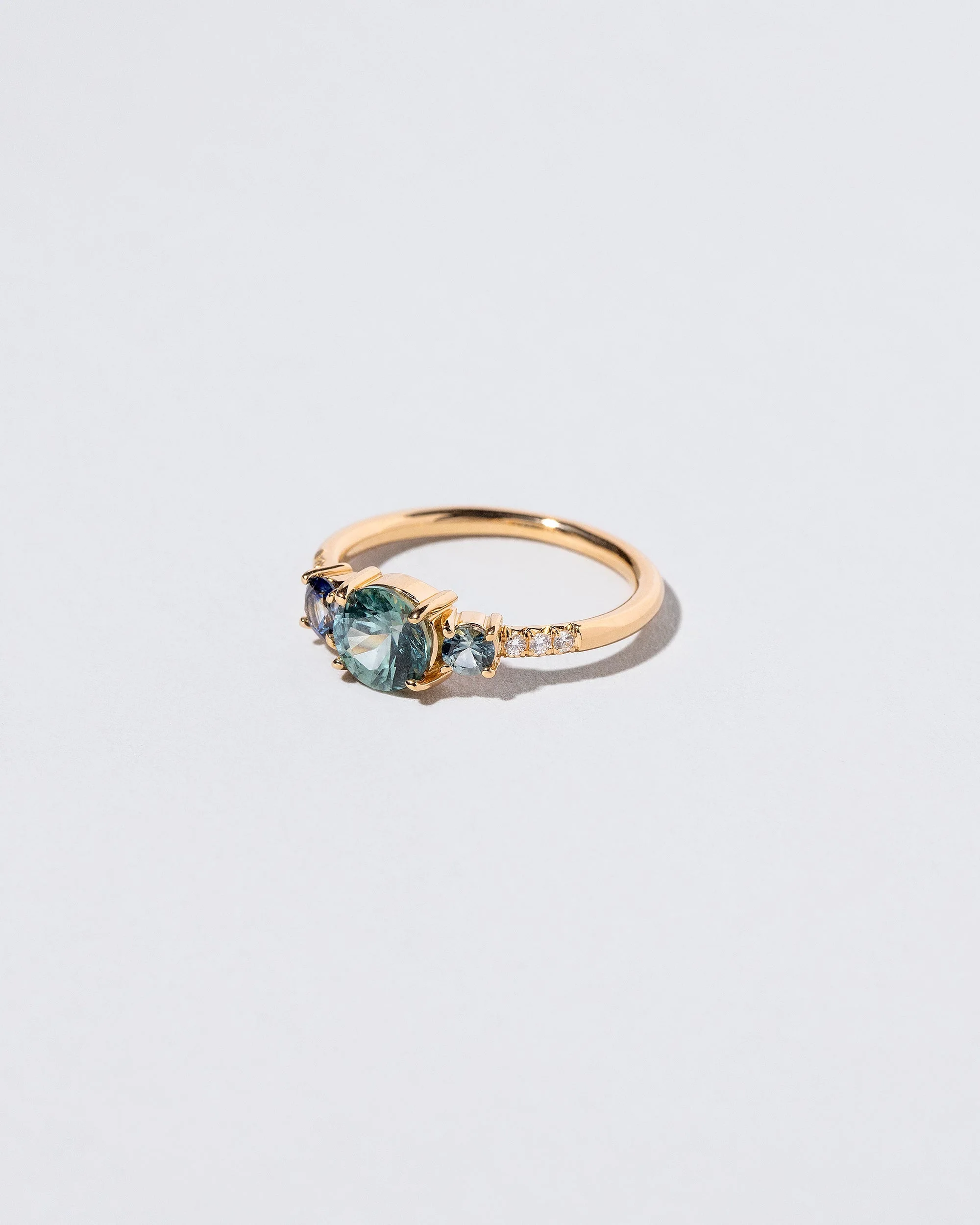 Orion Ring - Blue Sapphire & White Diamond - Image 2