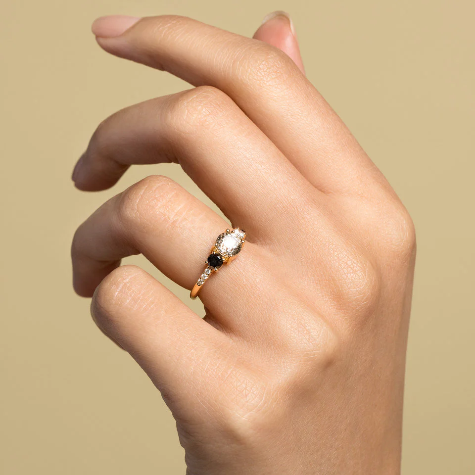 Orion Ring - Champagne Diamond - Image 4