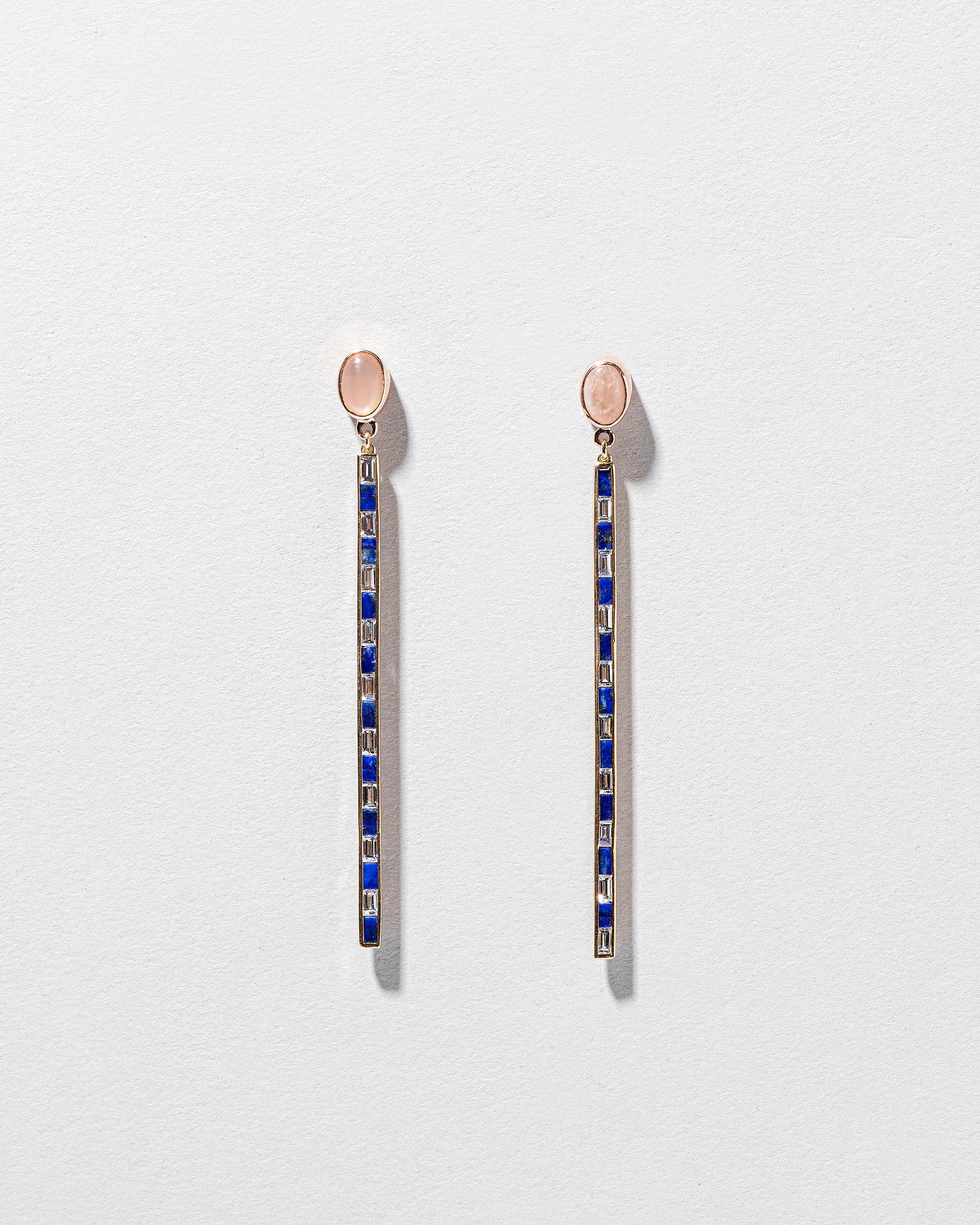 Peach Moonstone Transformation Earrings
